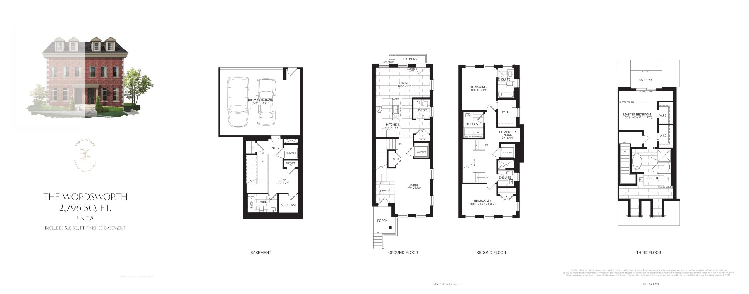 Unit 8 - The Wordsworth floor plan