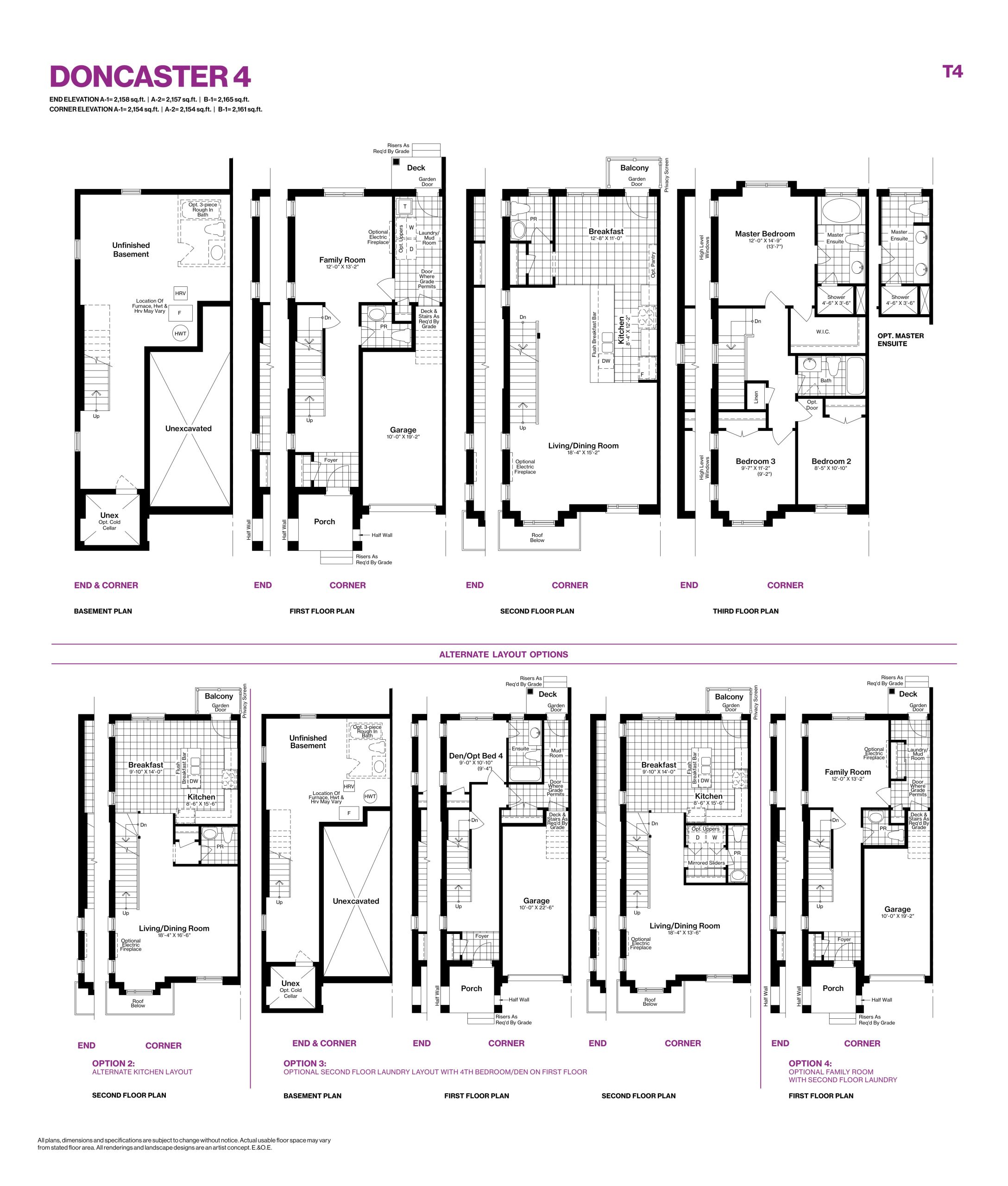 Doncaster 4 floor plan