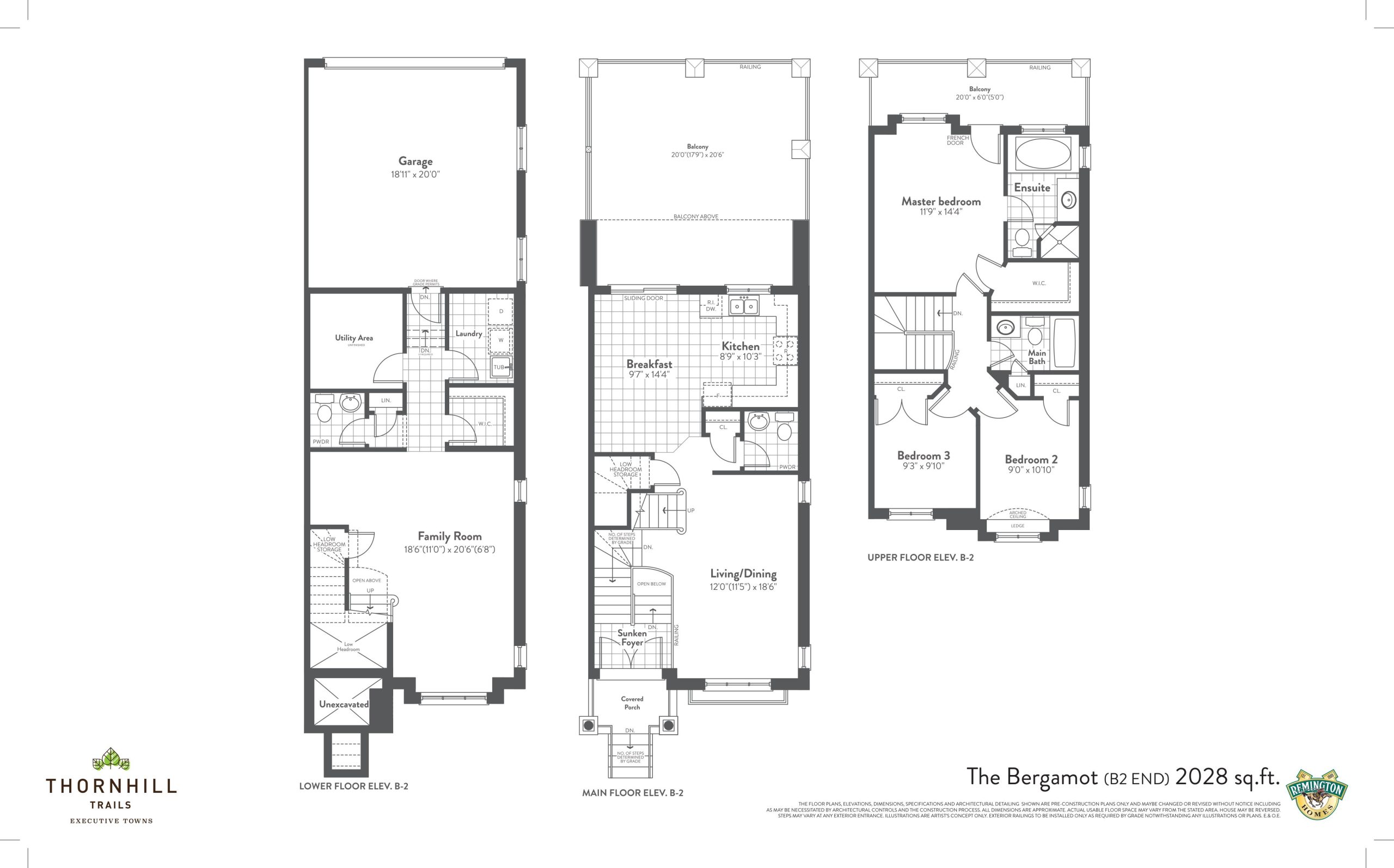 The Bergamot - B2 End floor plan