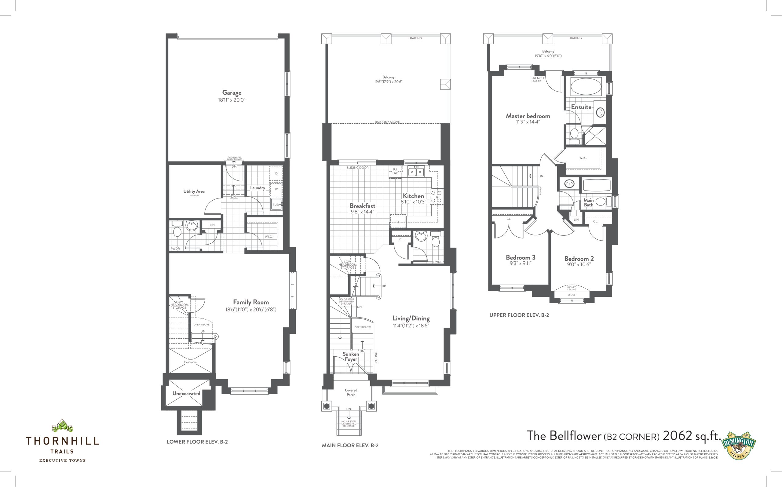 The Bellflower - B2 Corner floor plan