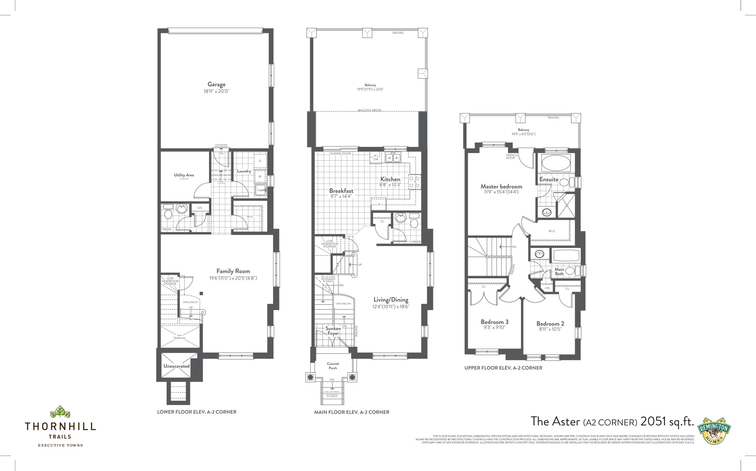 The Aster - A2 Corner floor plan