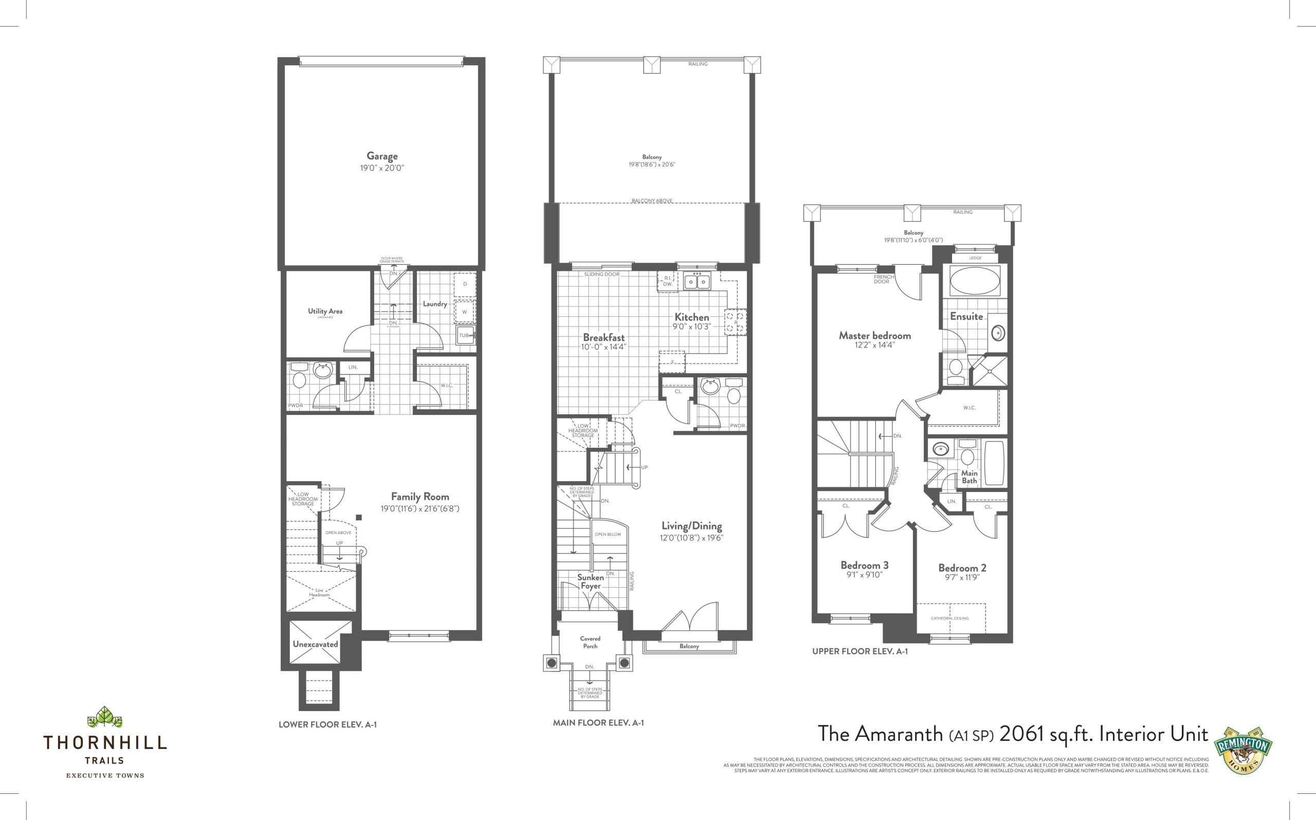 The Amaranth - A1 SP floor plan