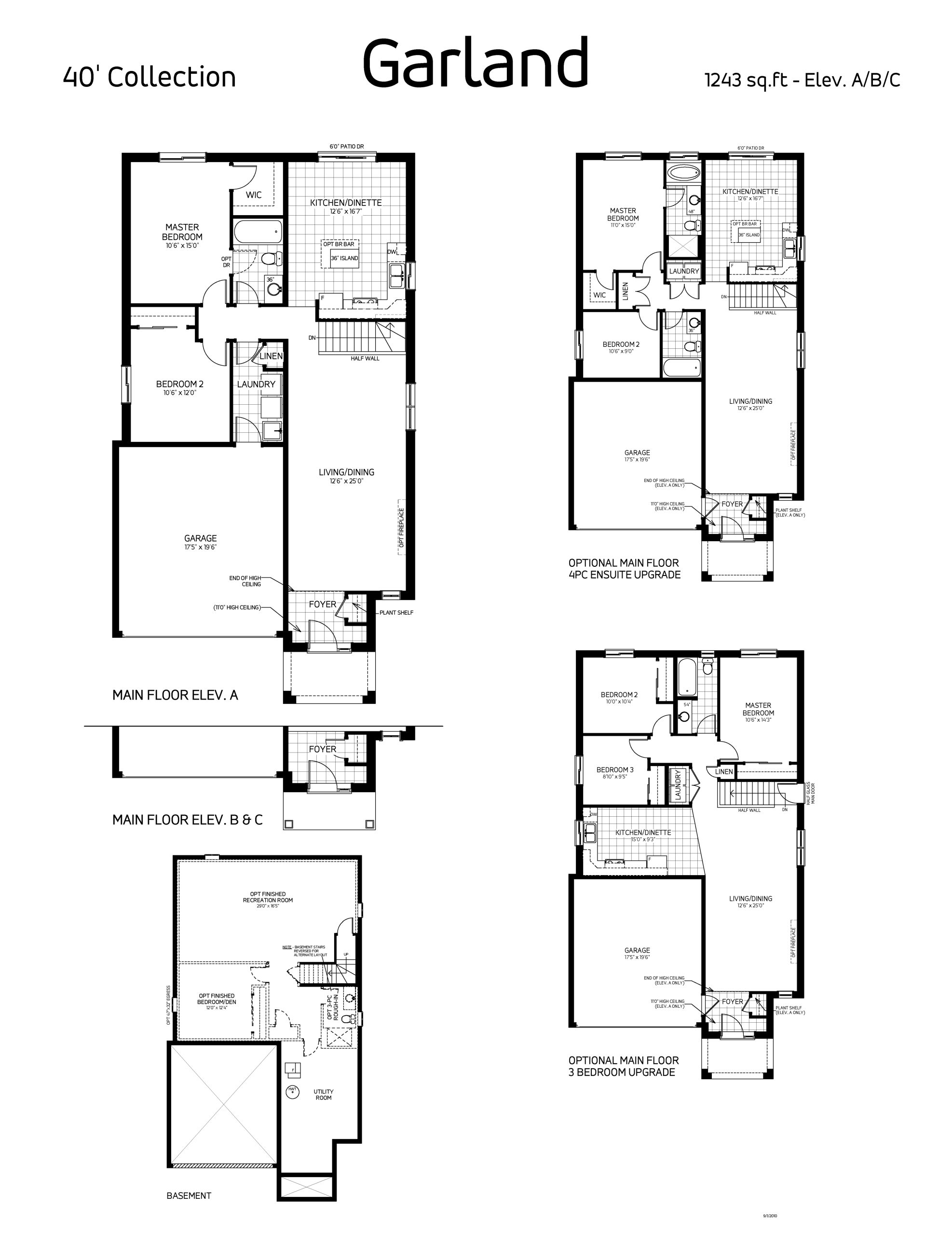 Garland floor plan