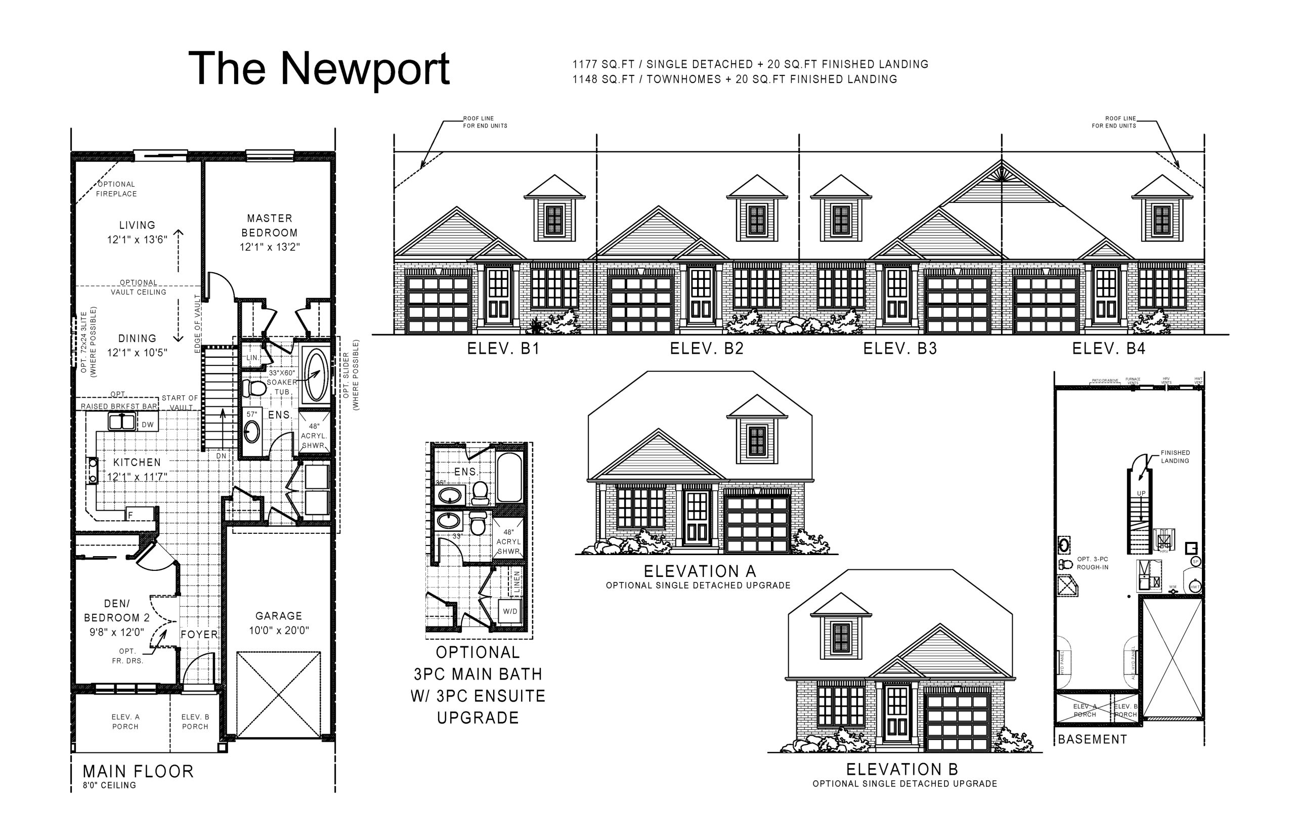 The Newport floor plan