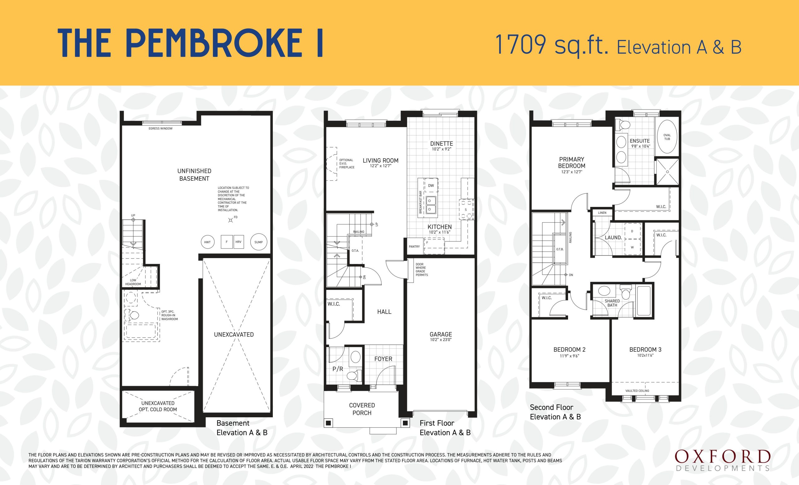 The Pembroke I floor plan