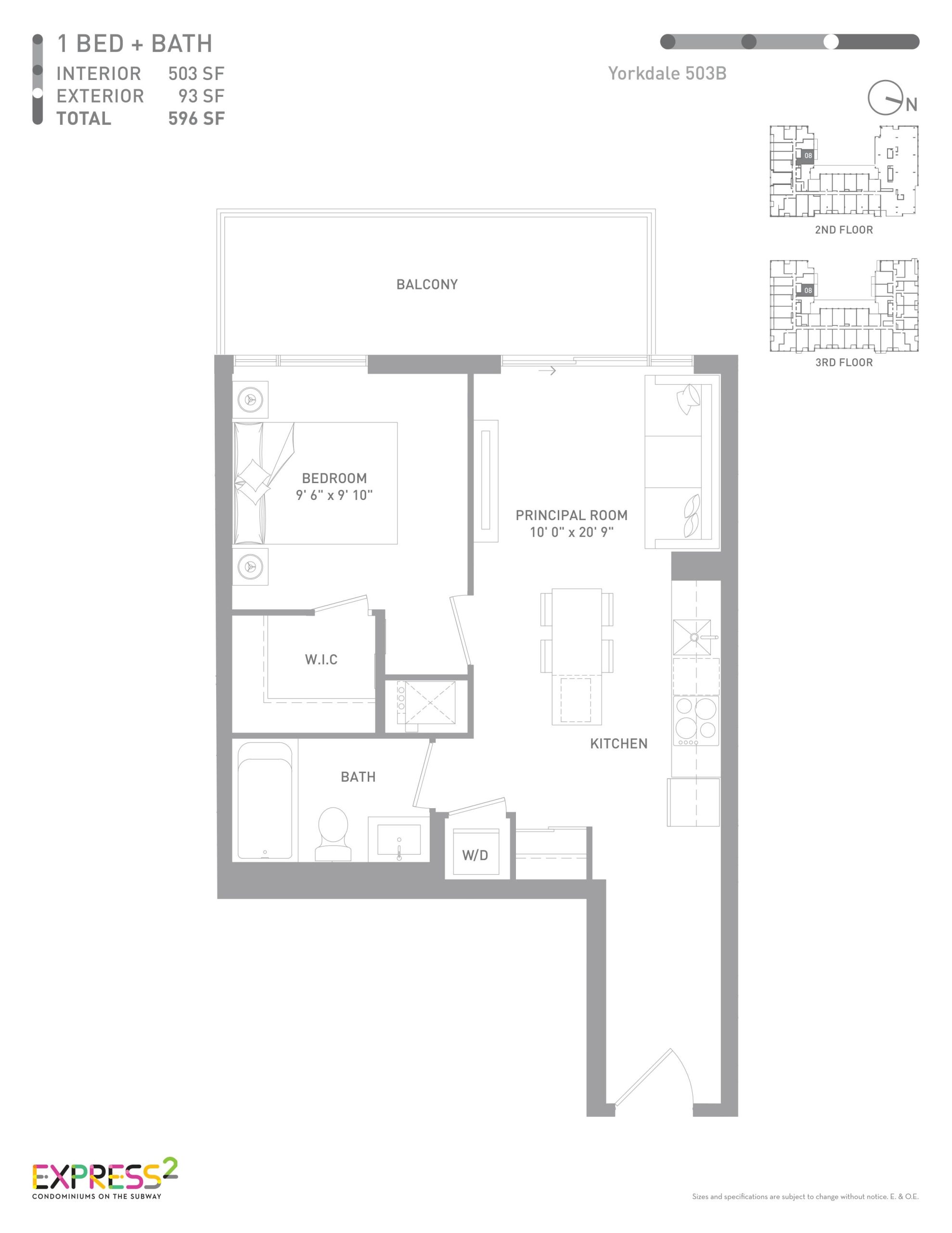 Yorkdale 503B floor plan