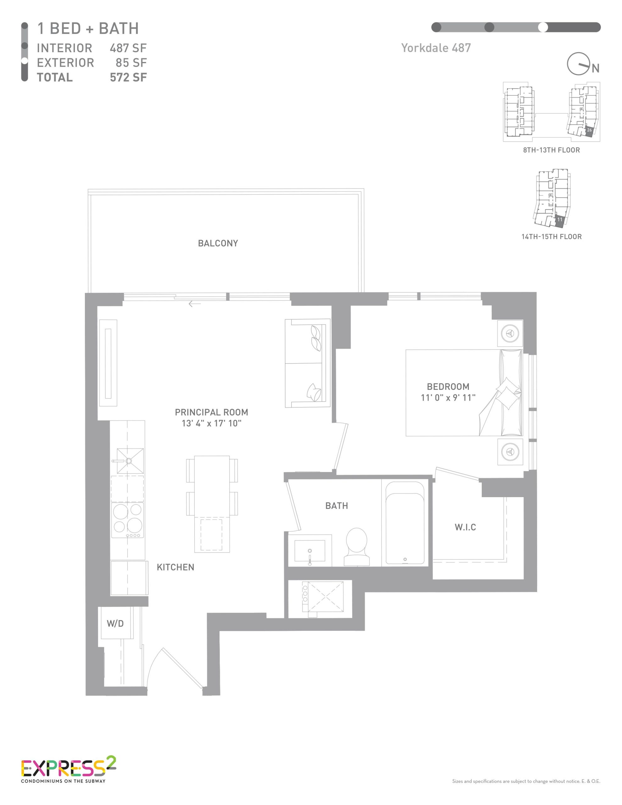 Yorkdale 487 floor plan