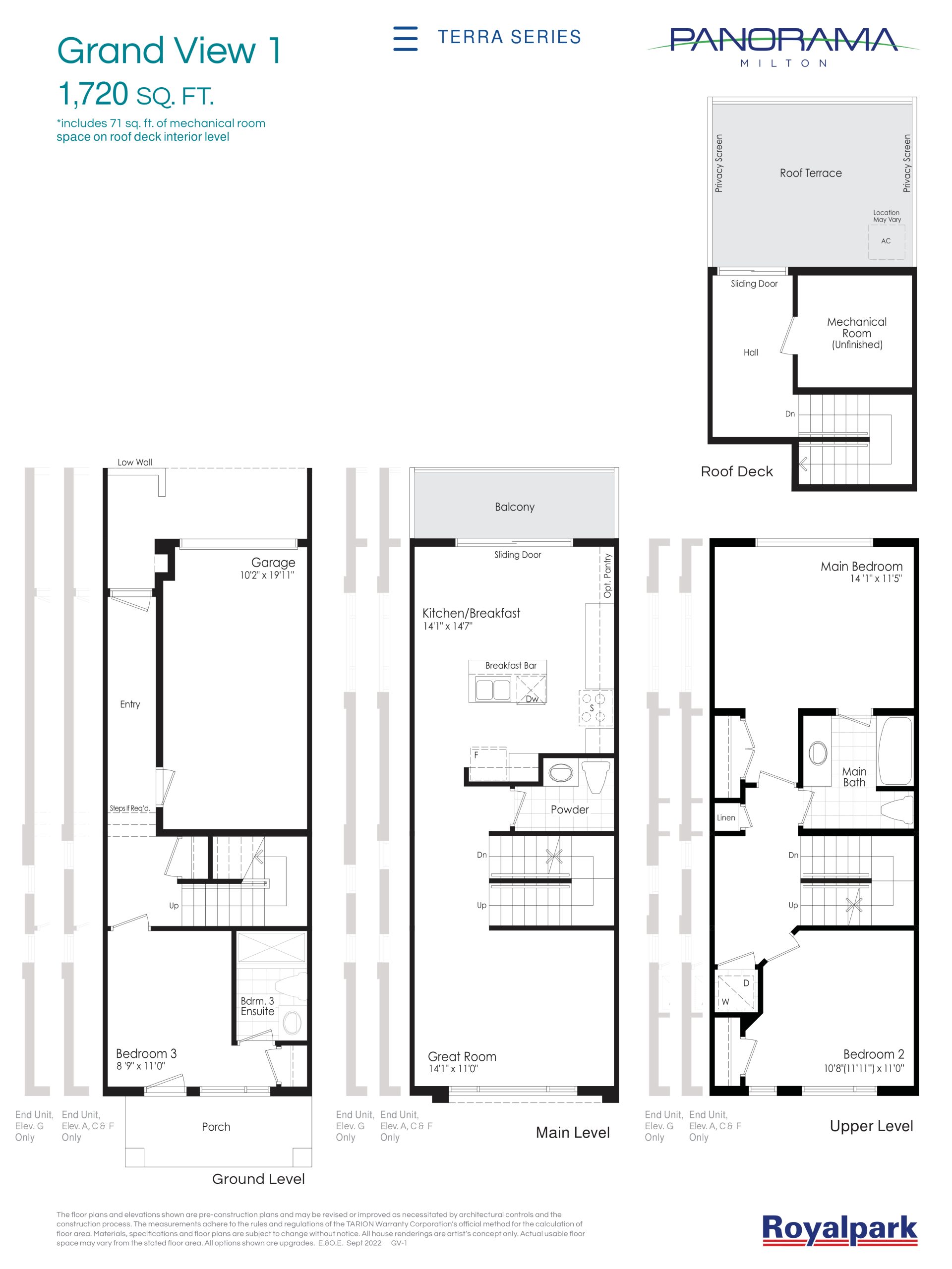Grand View 1 floor plan