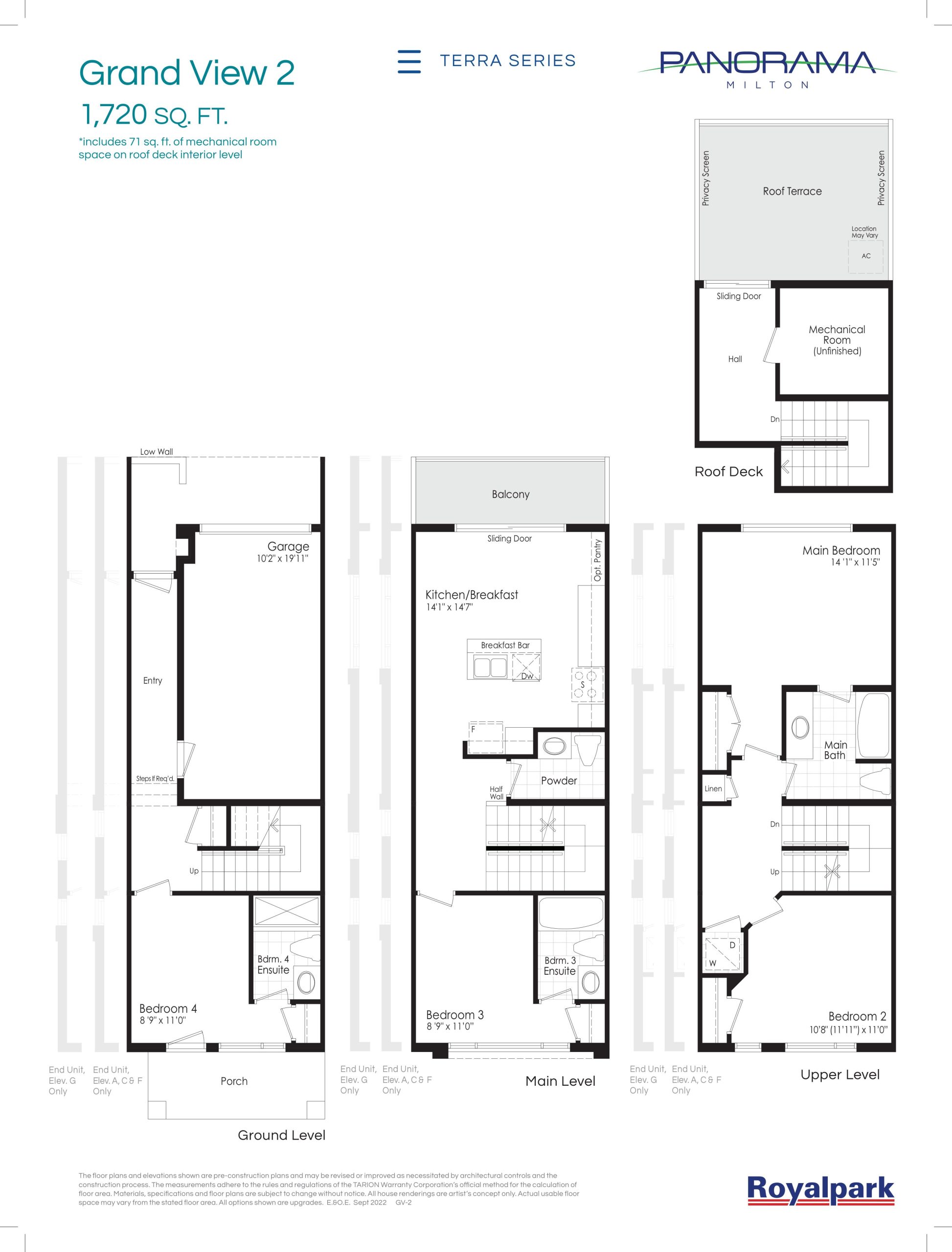 Grand View 2 floor plan