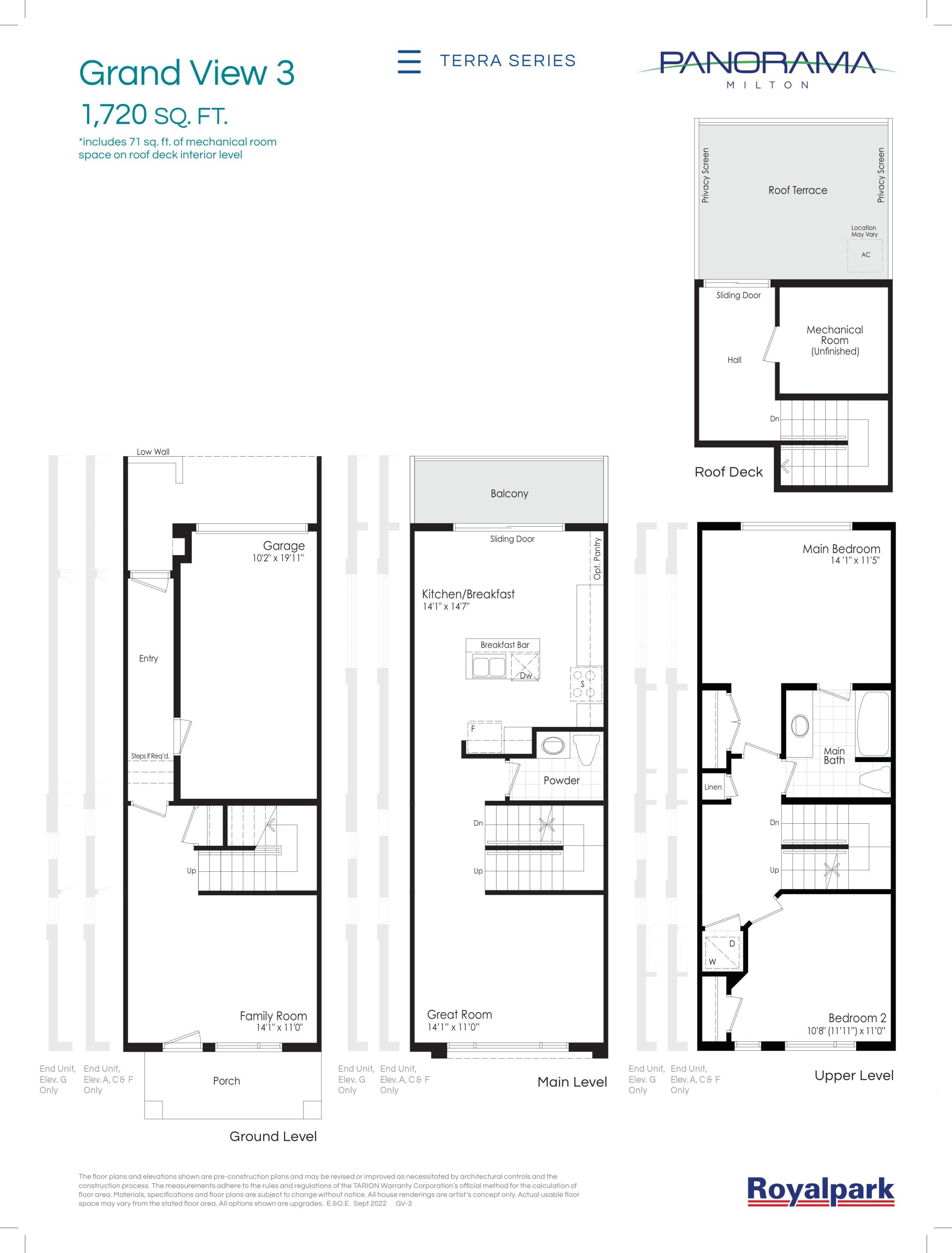Grand View 3 floor plan
