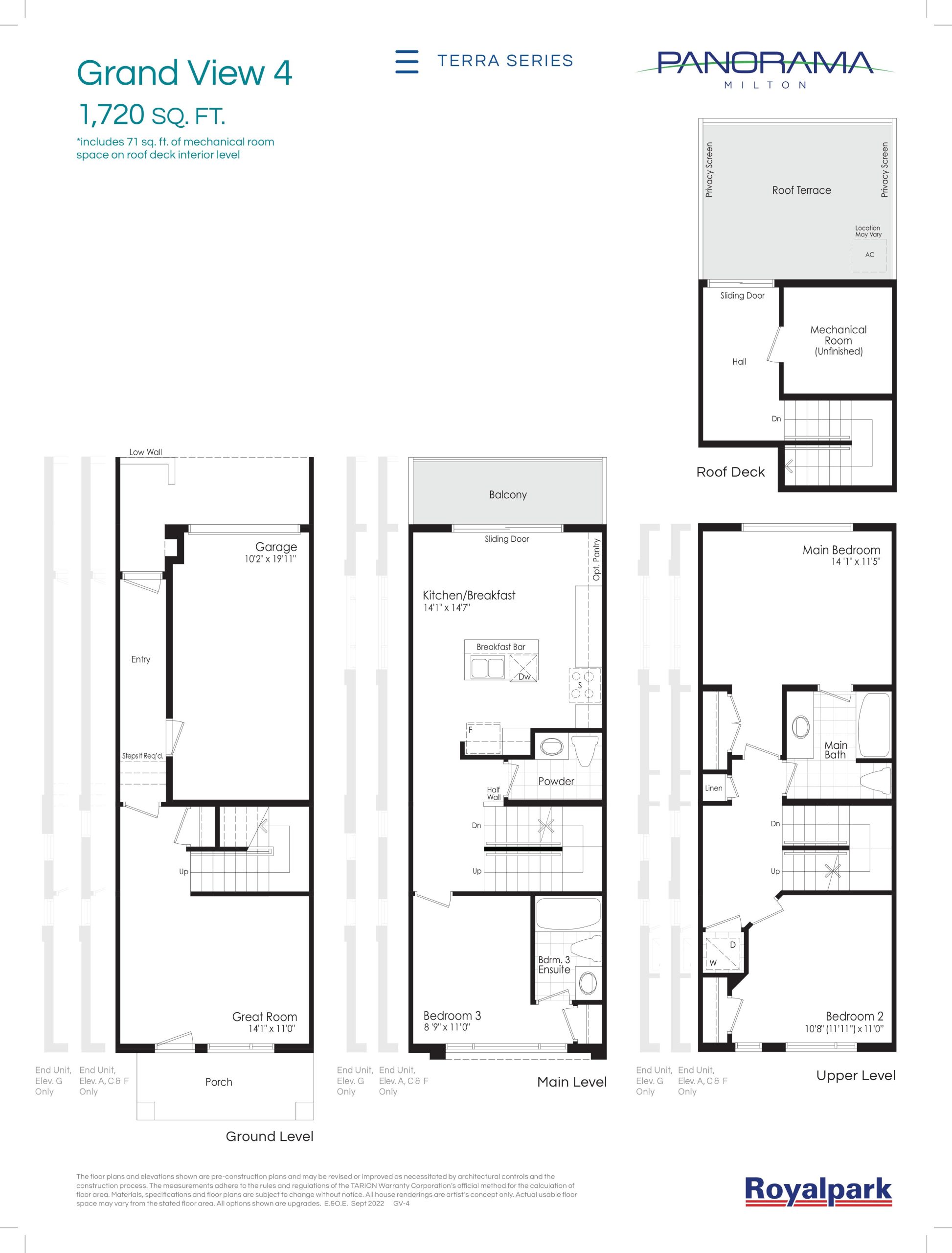 Grand View 4 floor plan