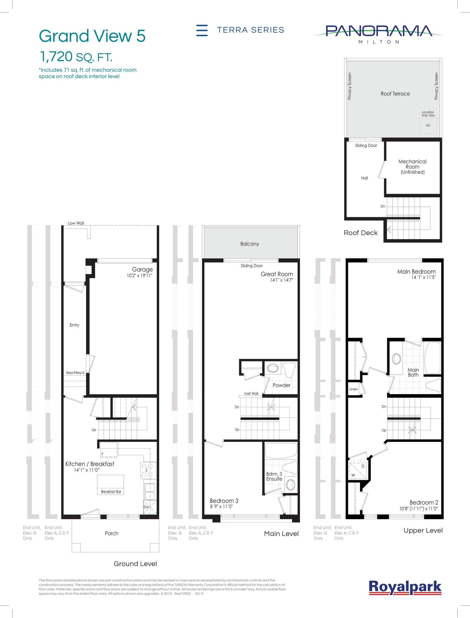 Grand View 5 floor plan