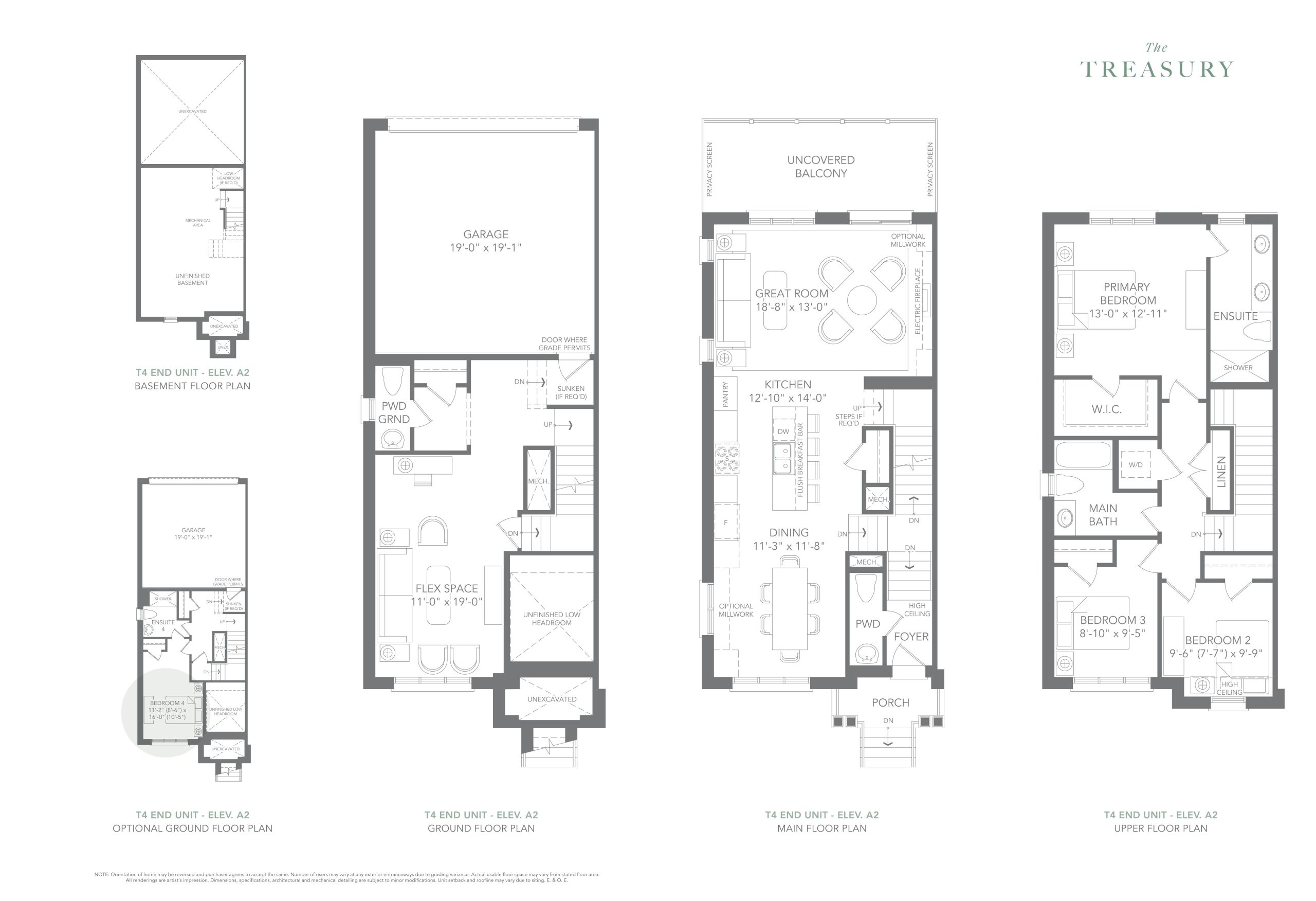 Montrose T4 Elev. A2 floor plan
