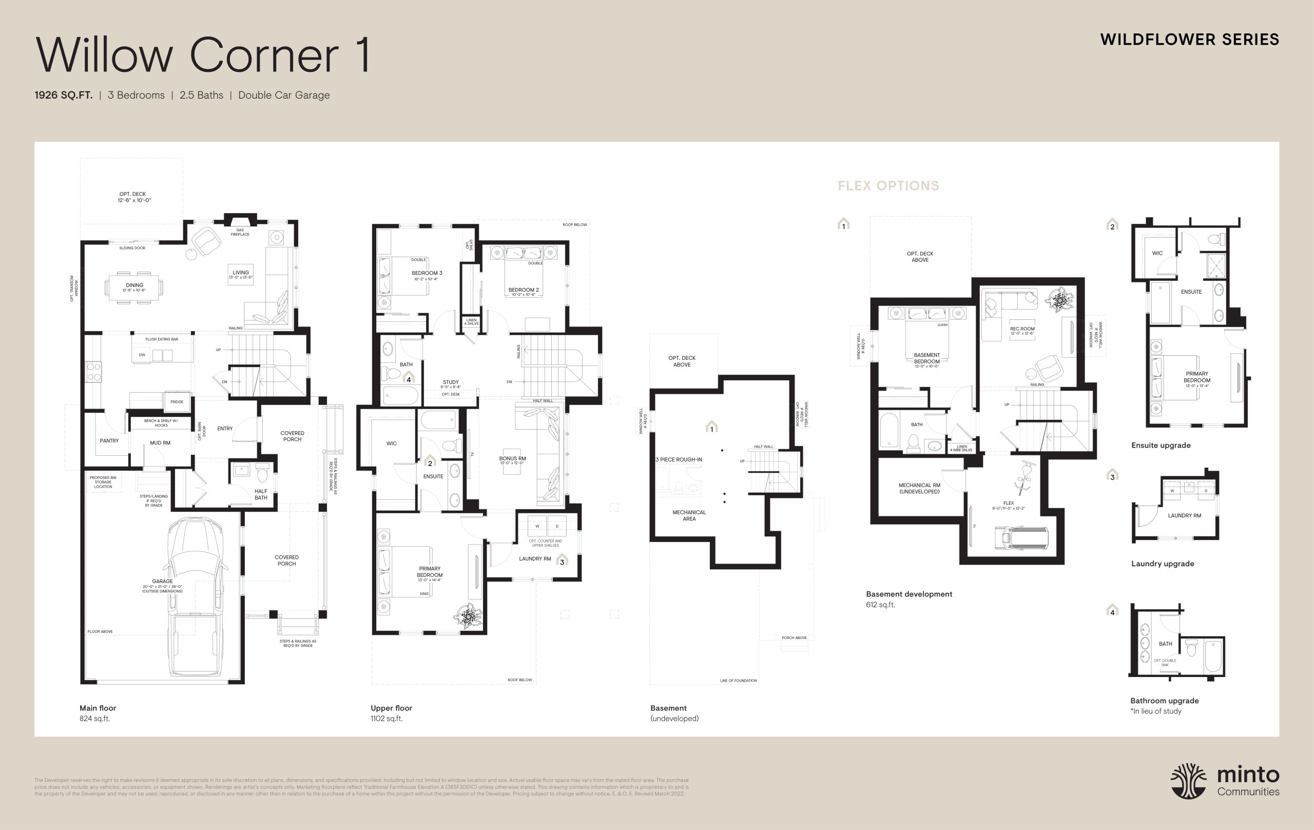 Willow Corner 1 floor plan