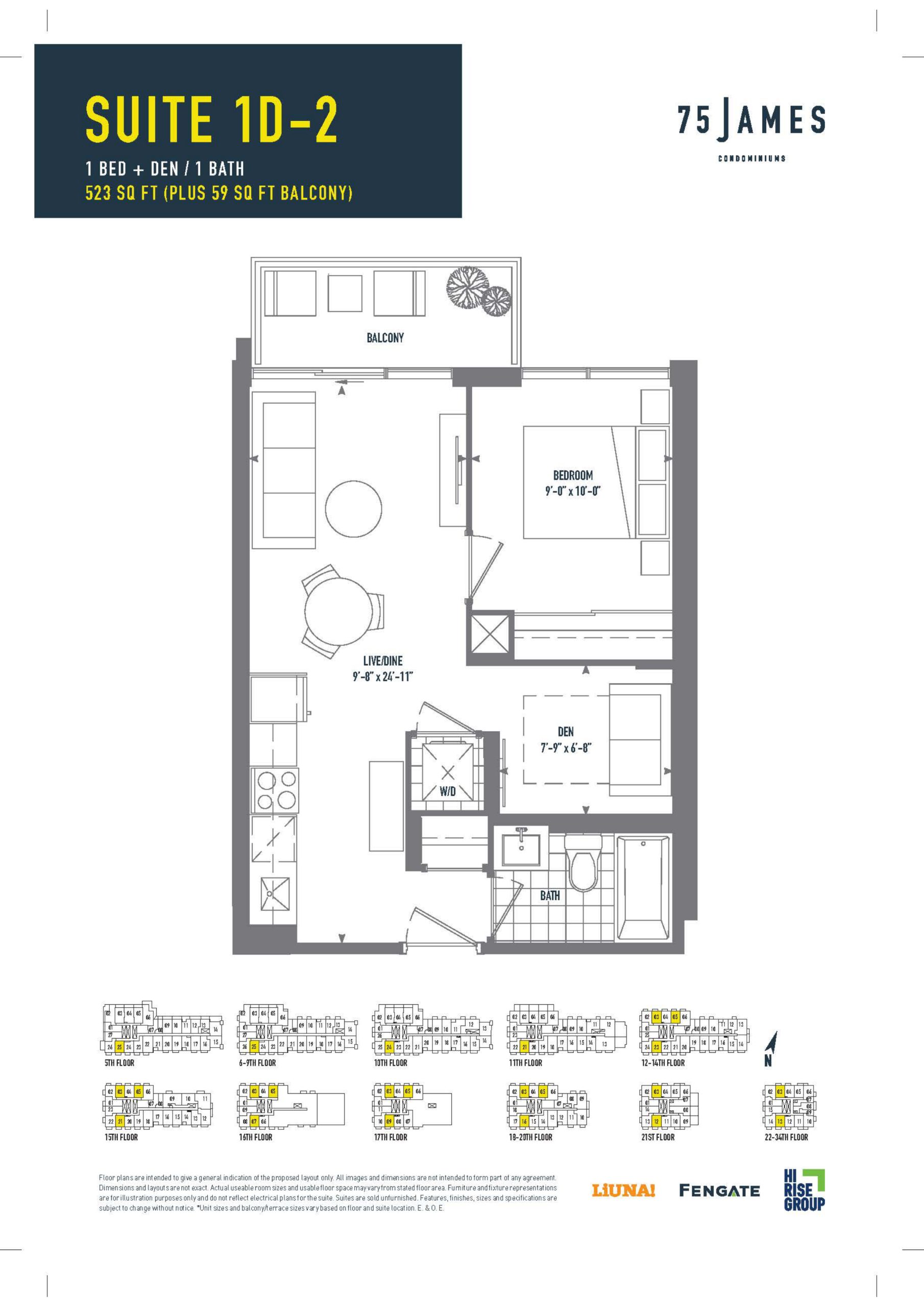 Suite 1D-2 floor plan