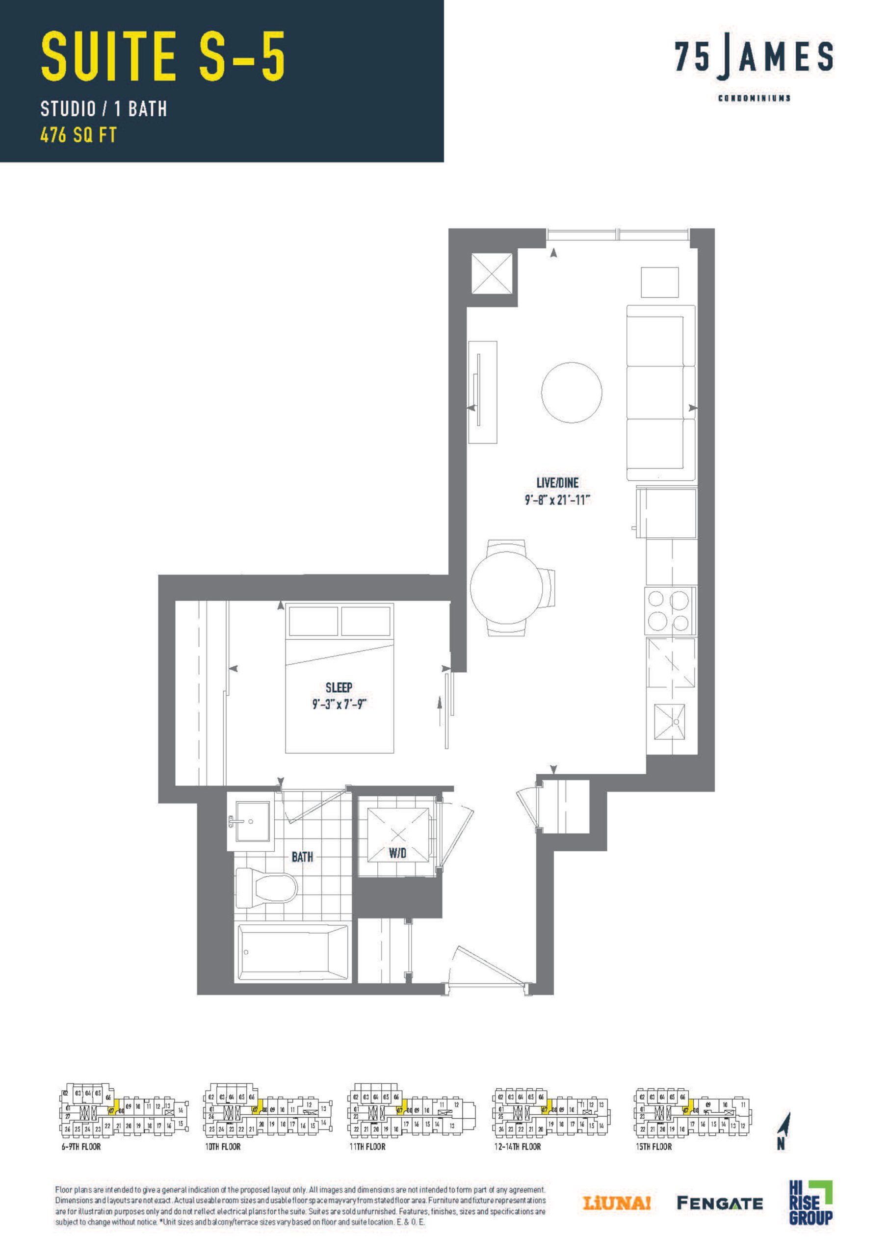 Suite S-5 floor plan