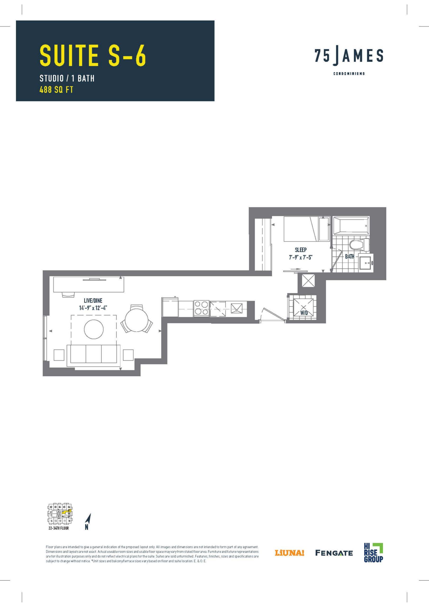 Suite S-6 floor plan