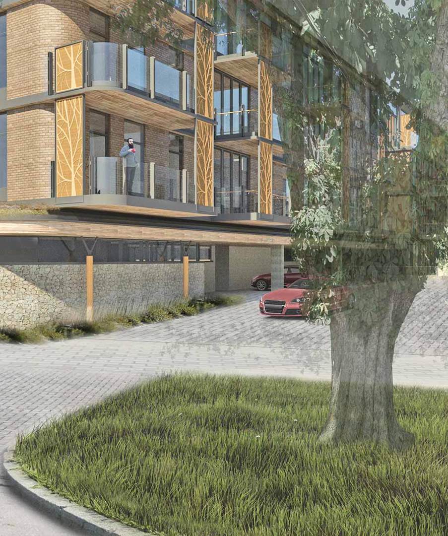 Cook Street Village in Victoria — rendering 3