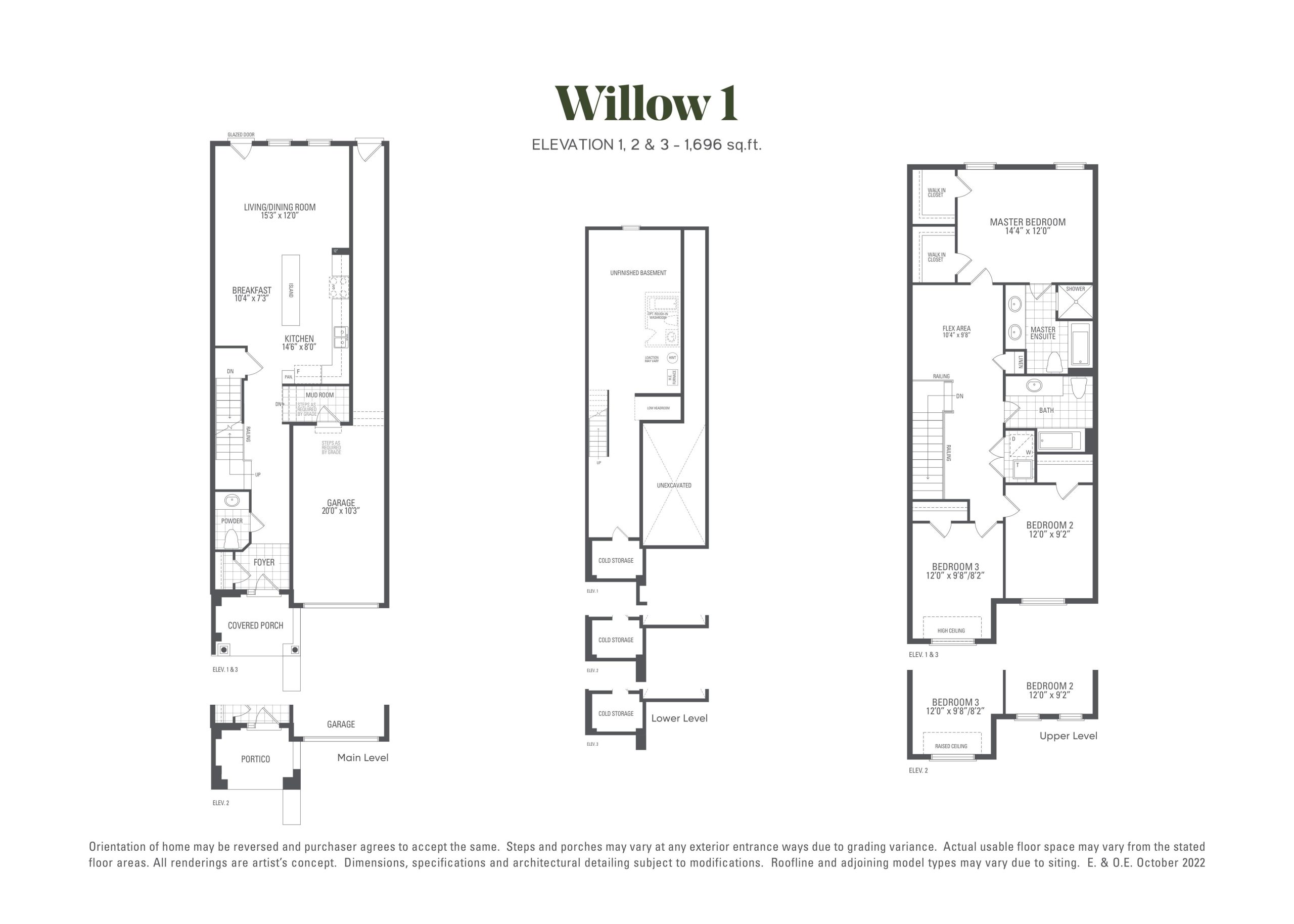 Willow 1 floor plan