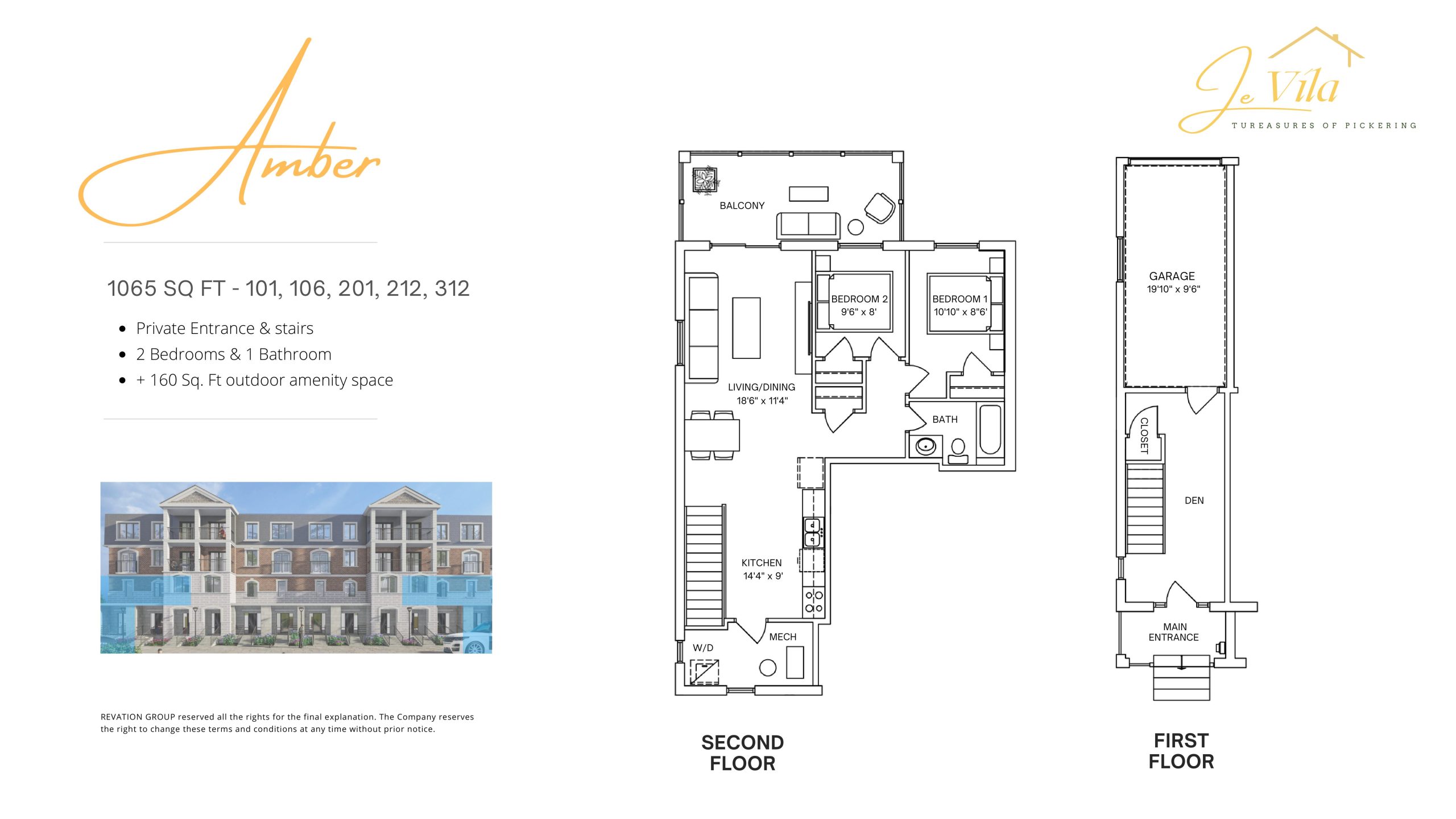 Amber floor plan