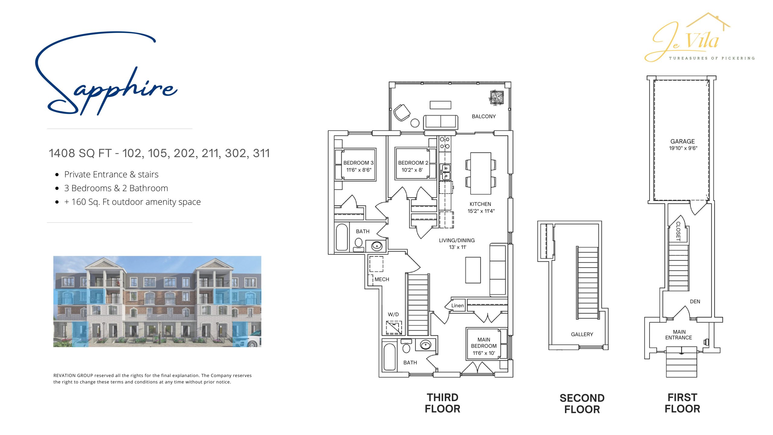 Sapphire floor plan