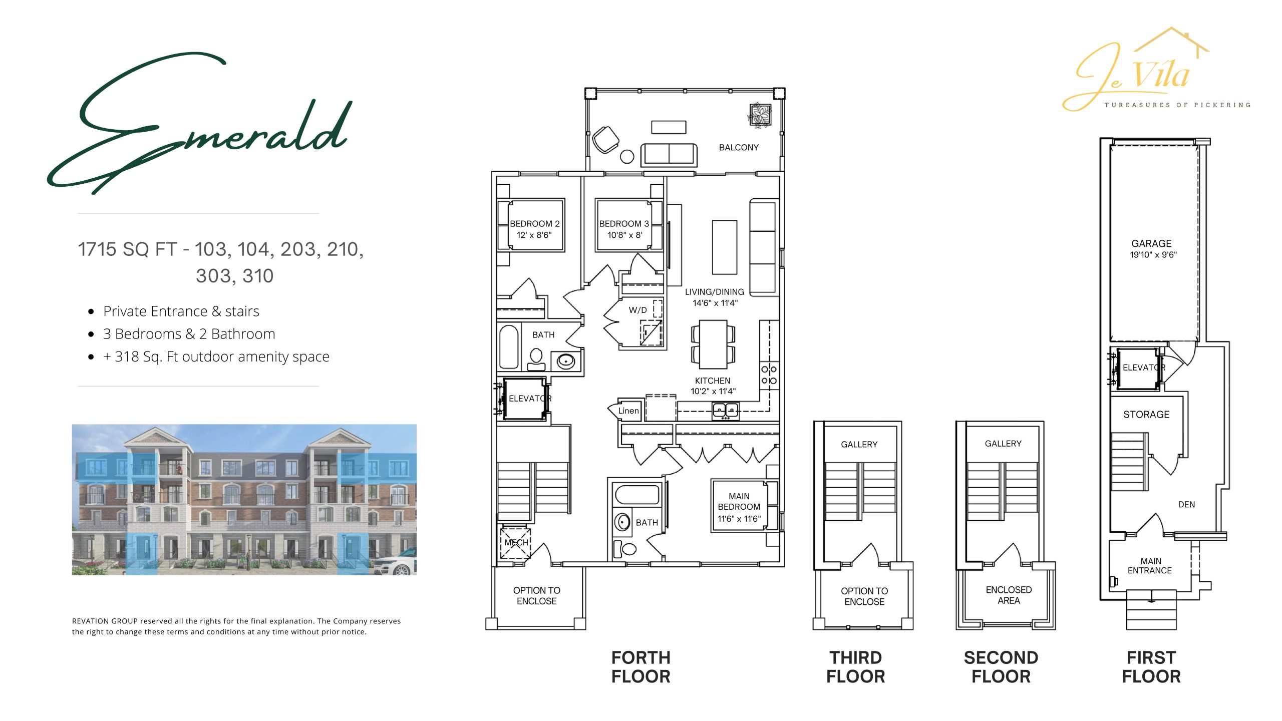 Emerald floor plan
