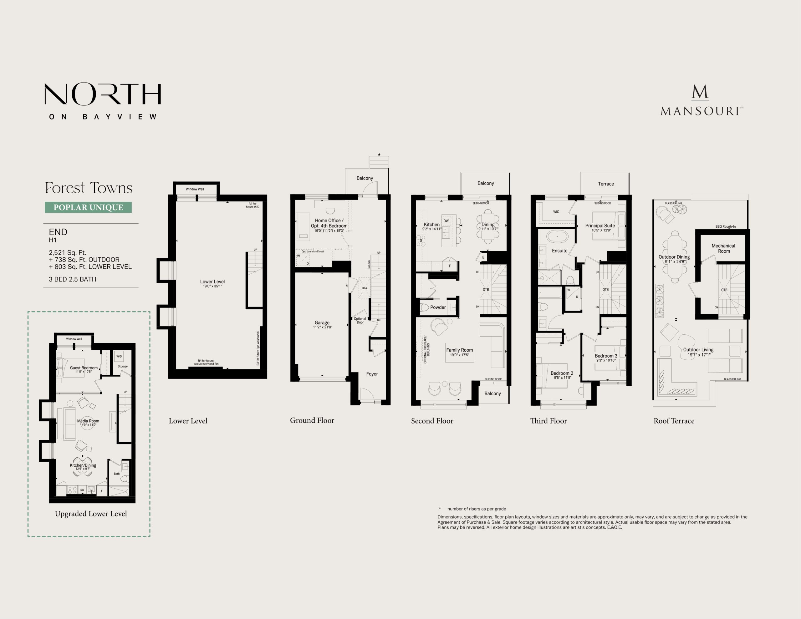 Poplar Unique End floor plan