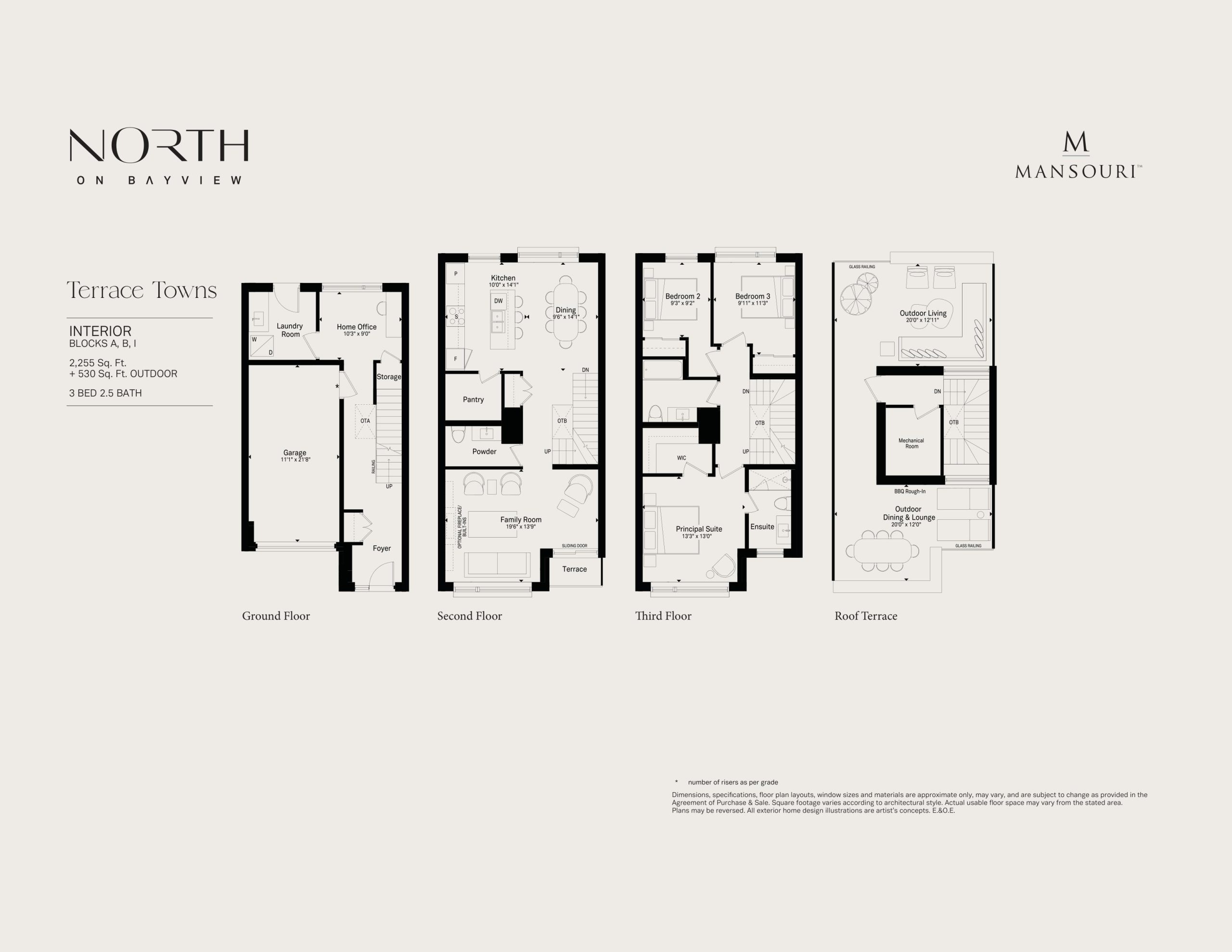 Terrace Town - Interior floor plan