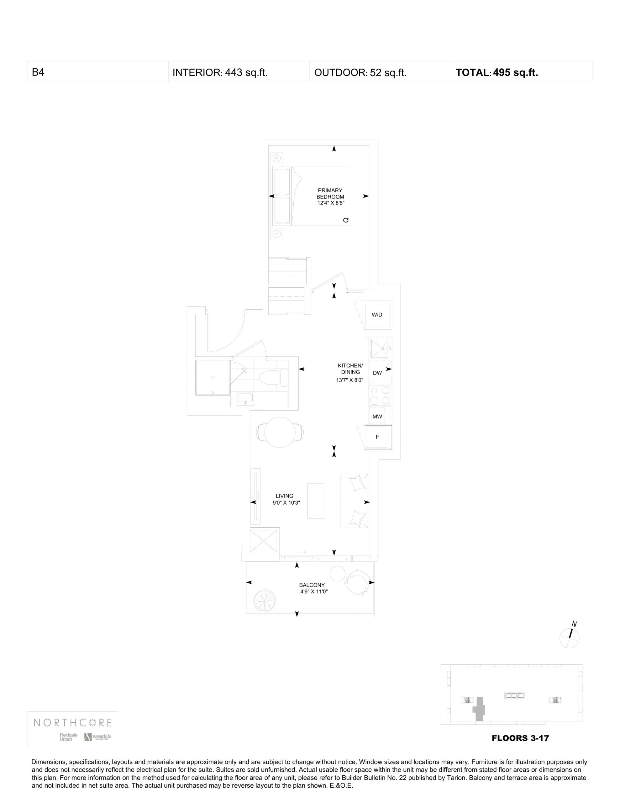 B4 floor plan