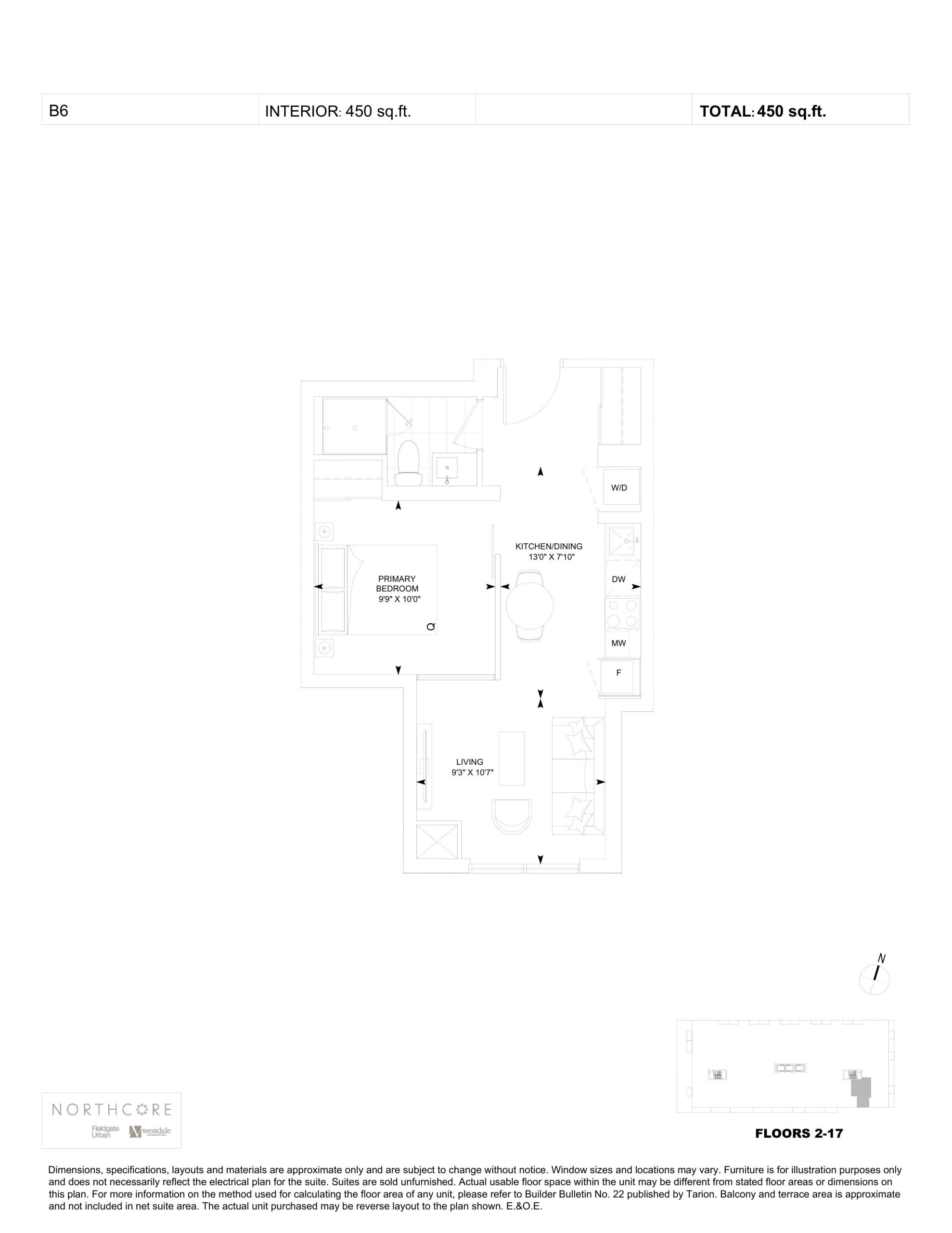 B6 floor plan