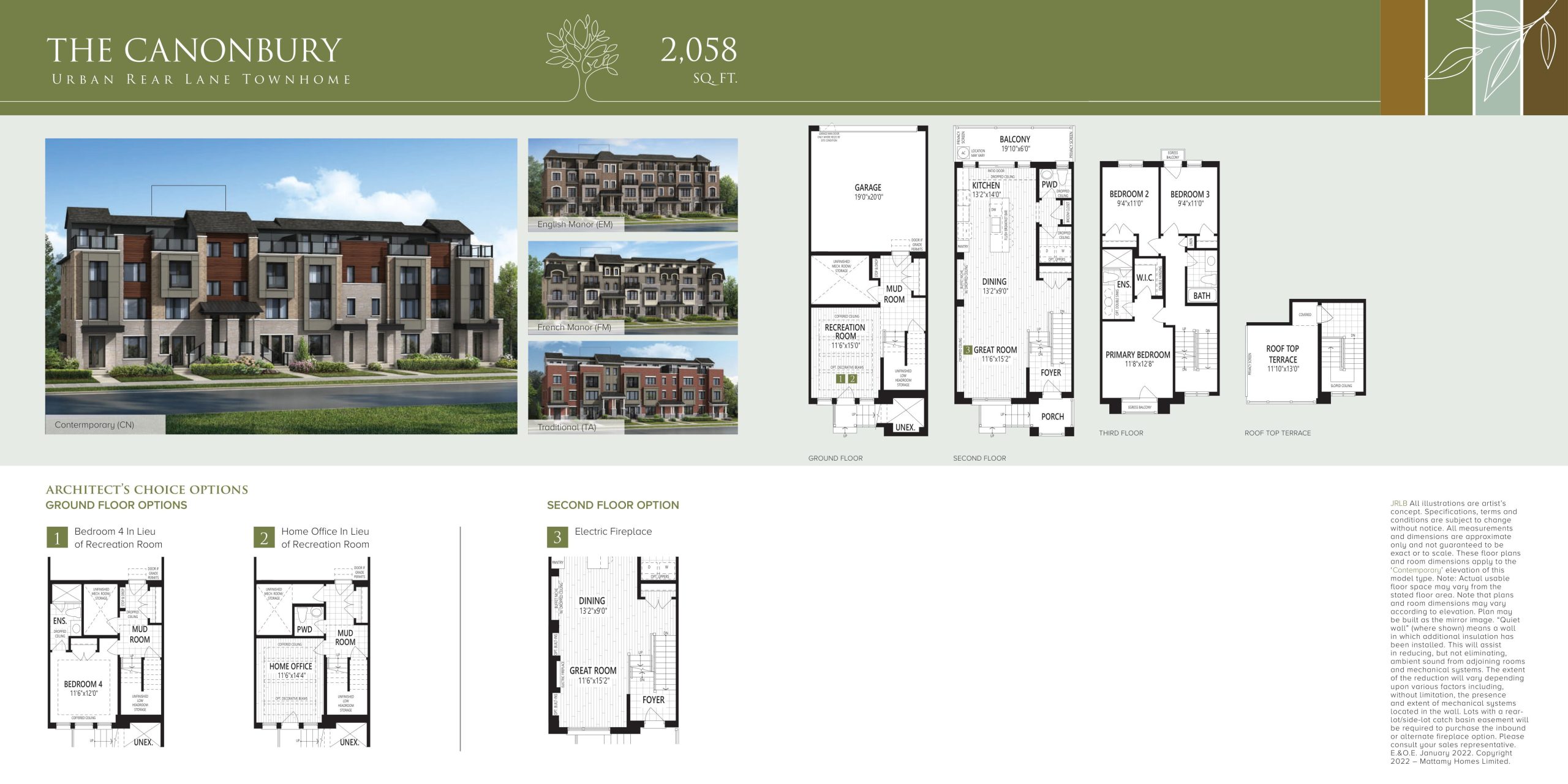 The Canonbury floor plan