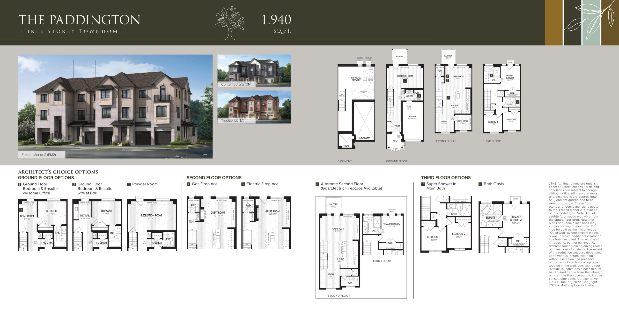 The Paddington floor plan