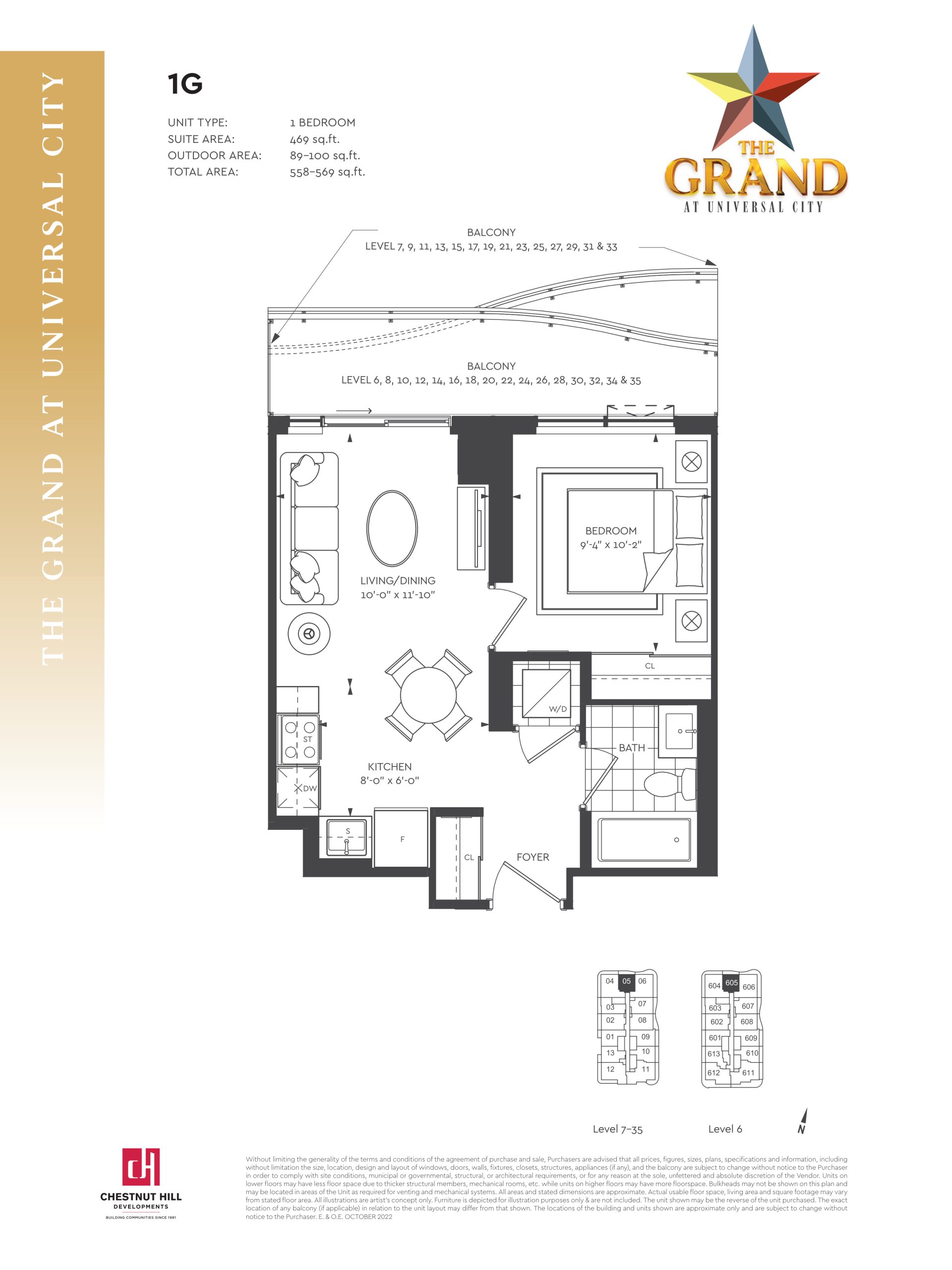 1G floor plan
