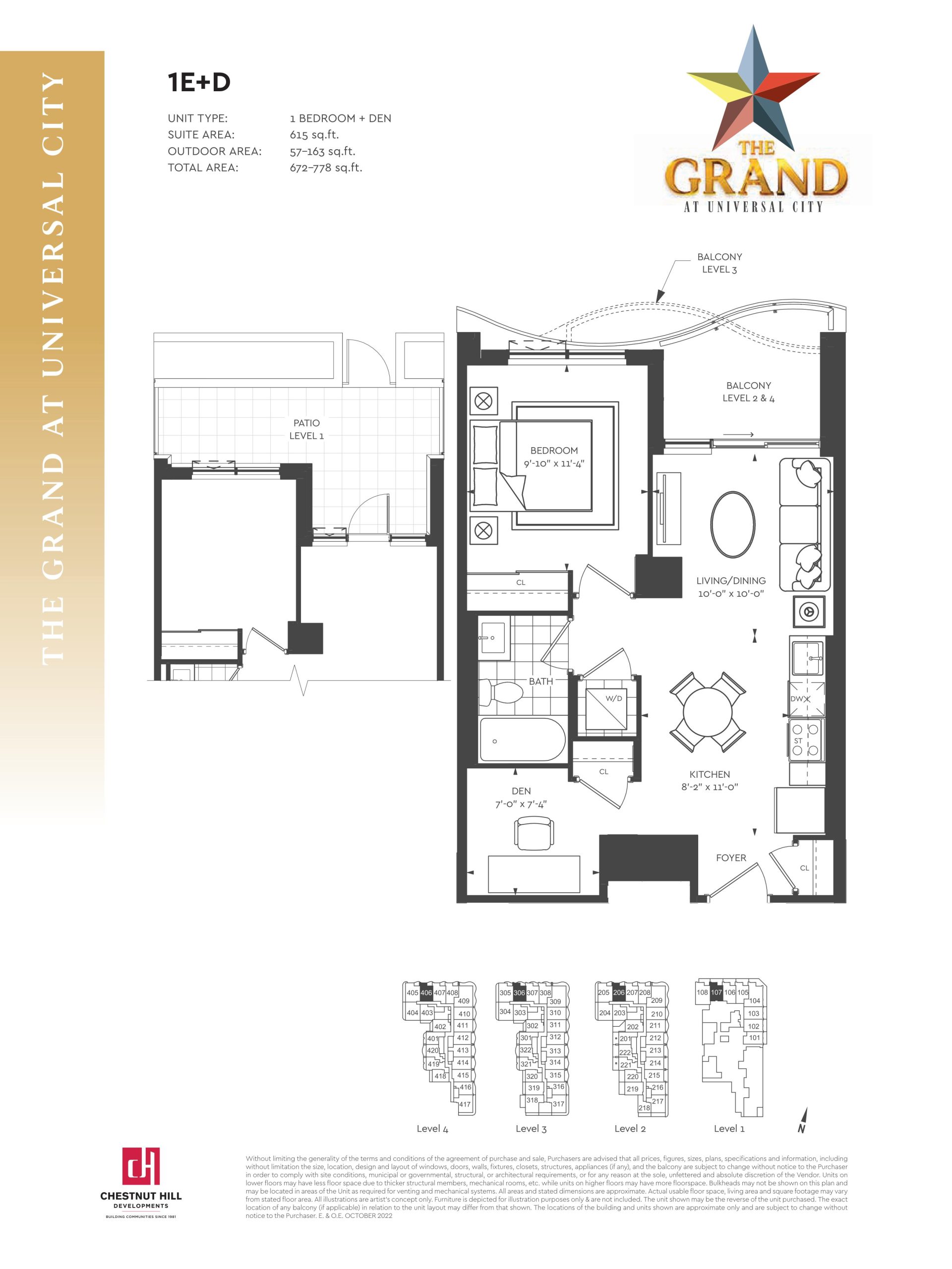 1E+D floor plan