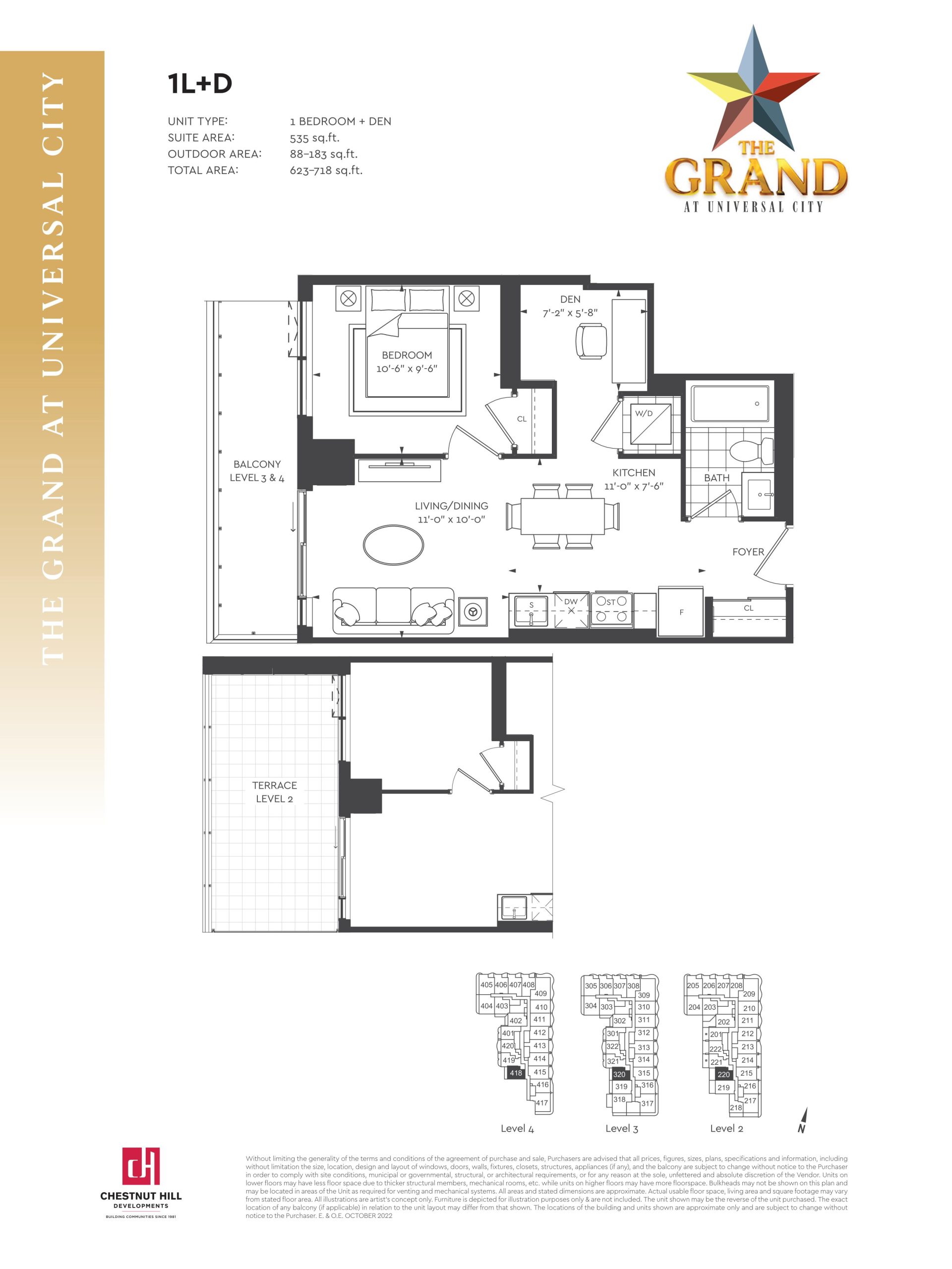 1L+D floor plan