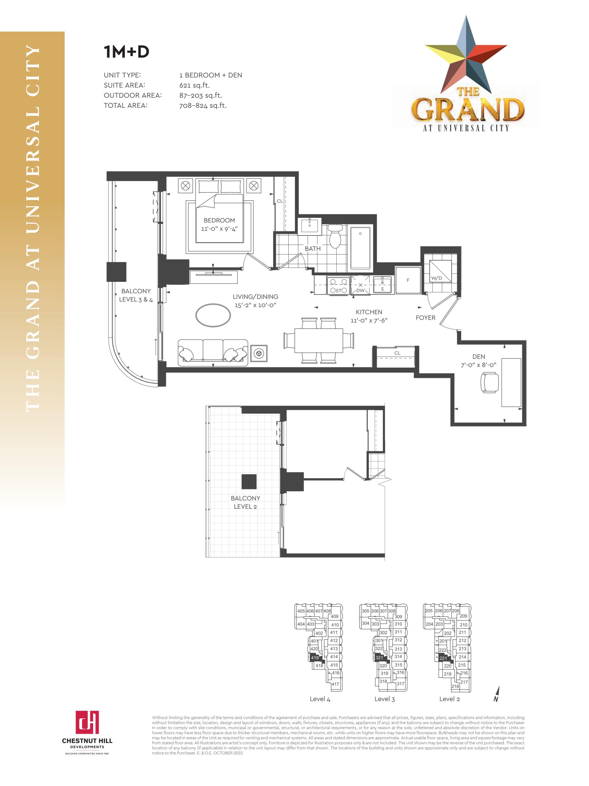1M+D floor plan