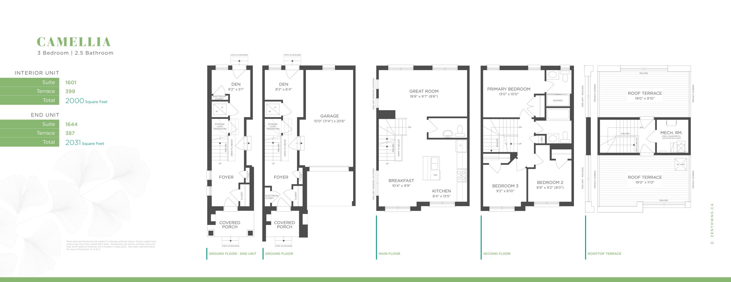 Camellia floor plan