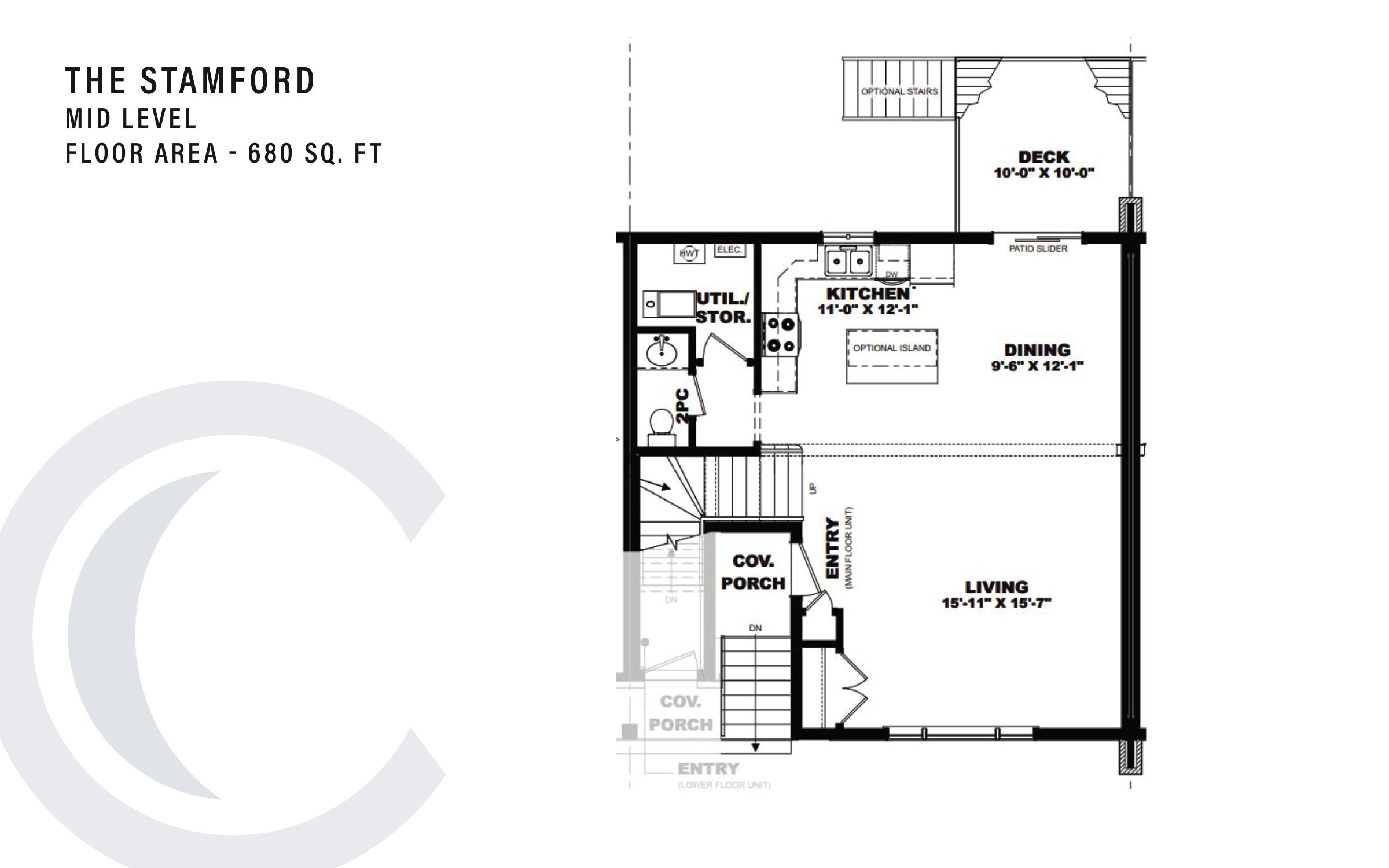 The Stamford (Mid Level) floor plan