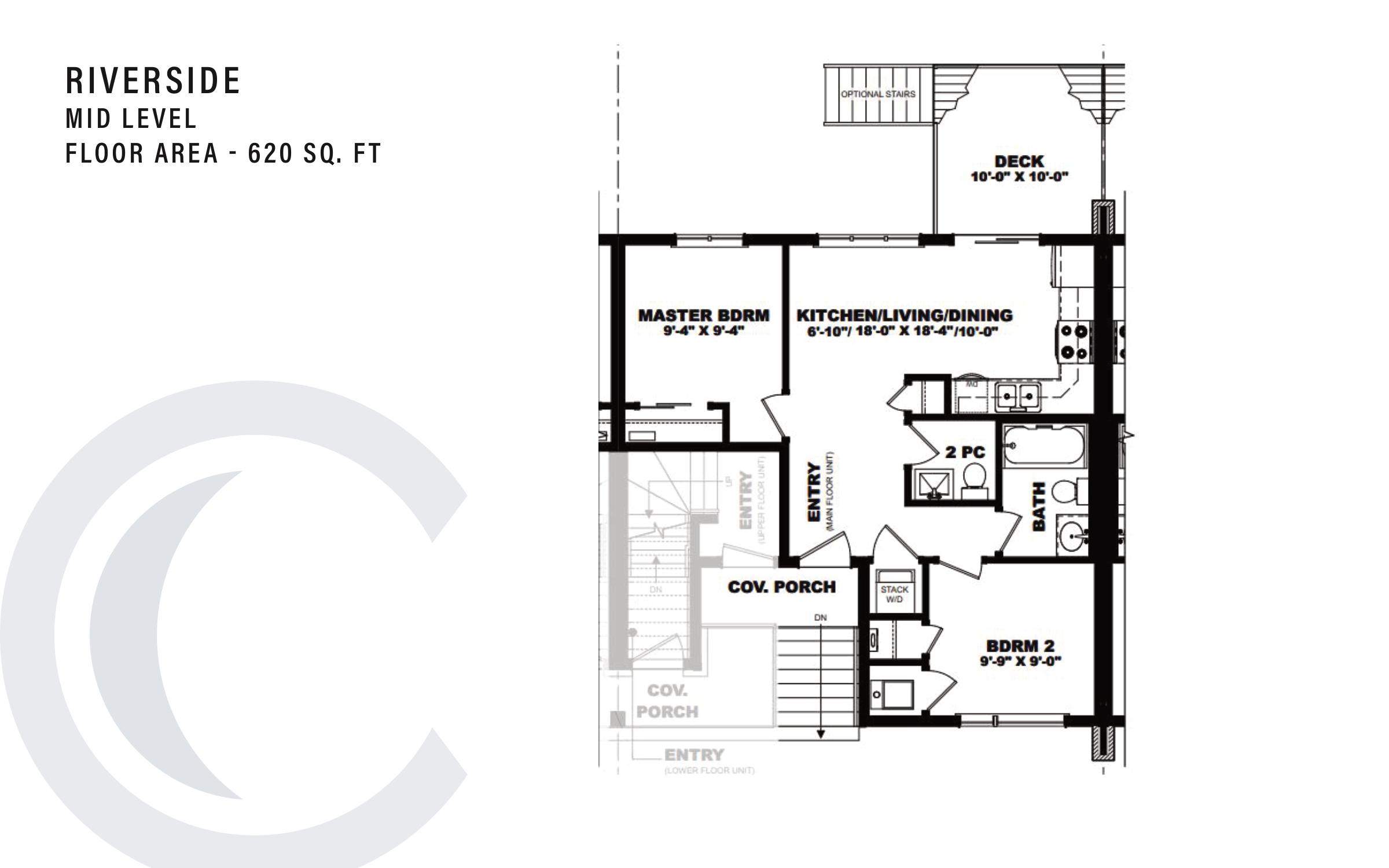 Riverside (Mid Level) floor plan