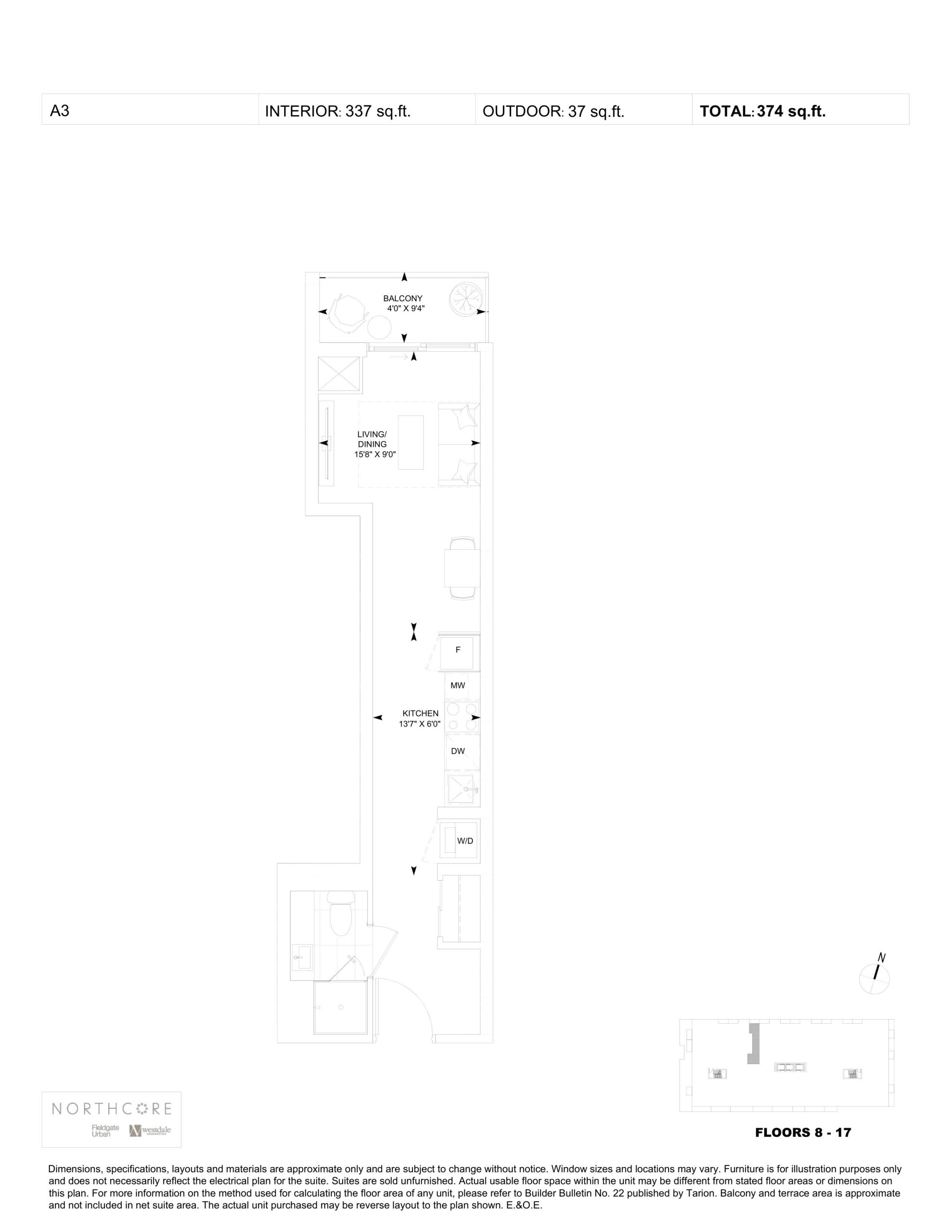 A3 floor plan