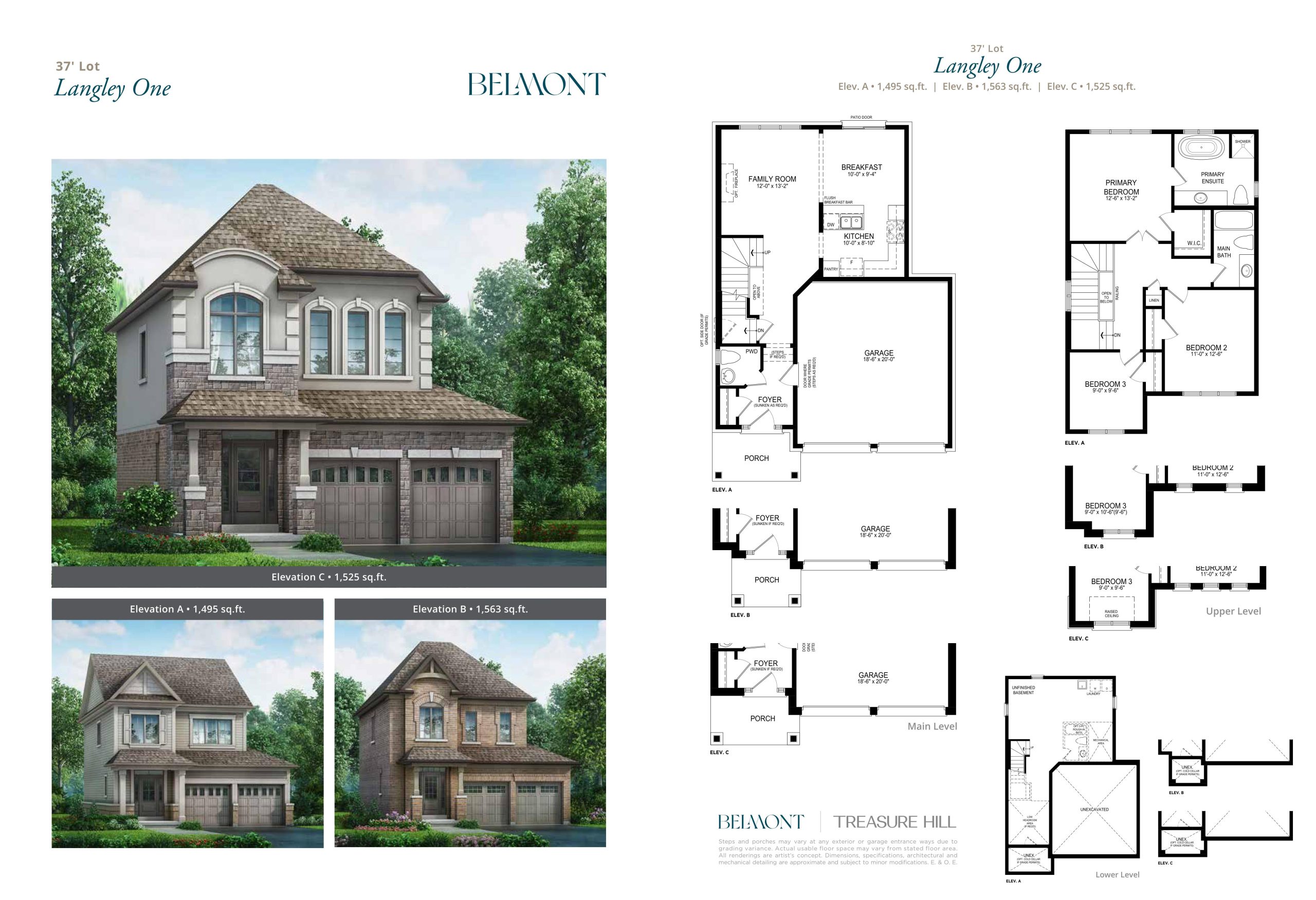 Langley One floor plan