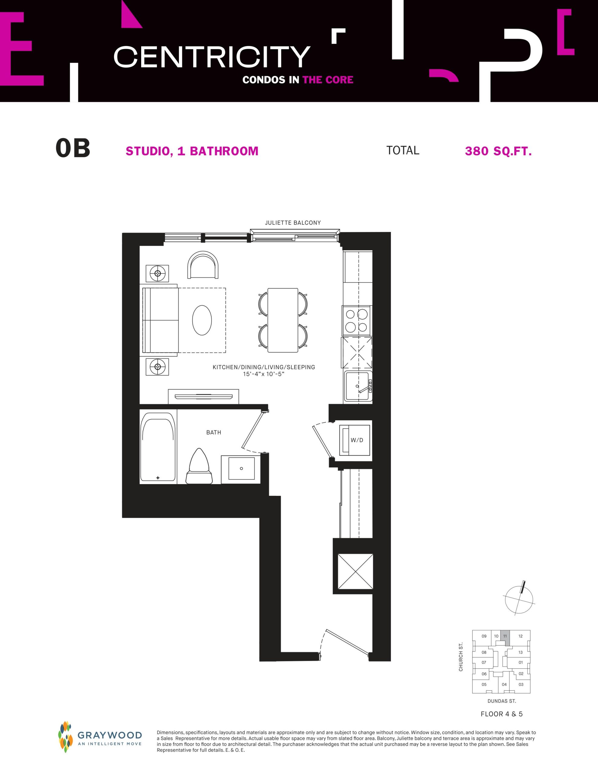 0B floor plan