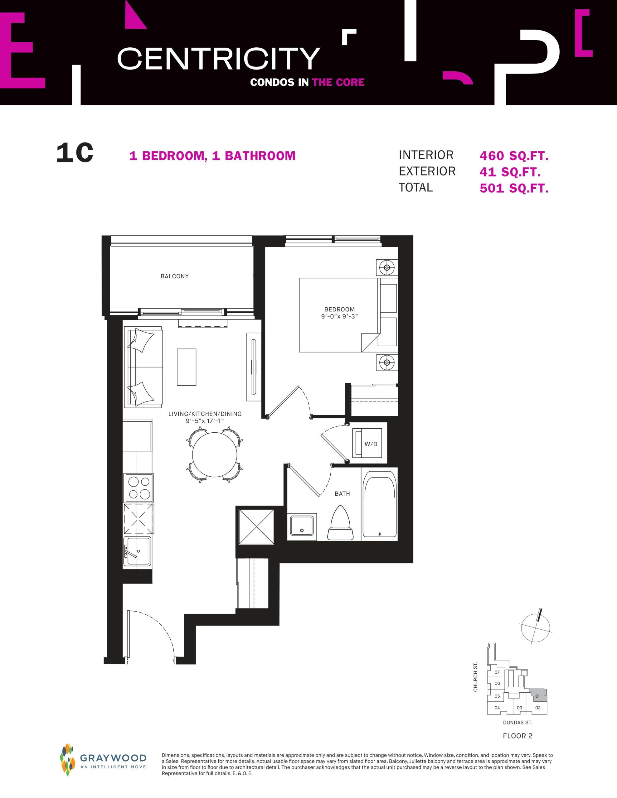 1C floor plan