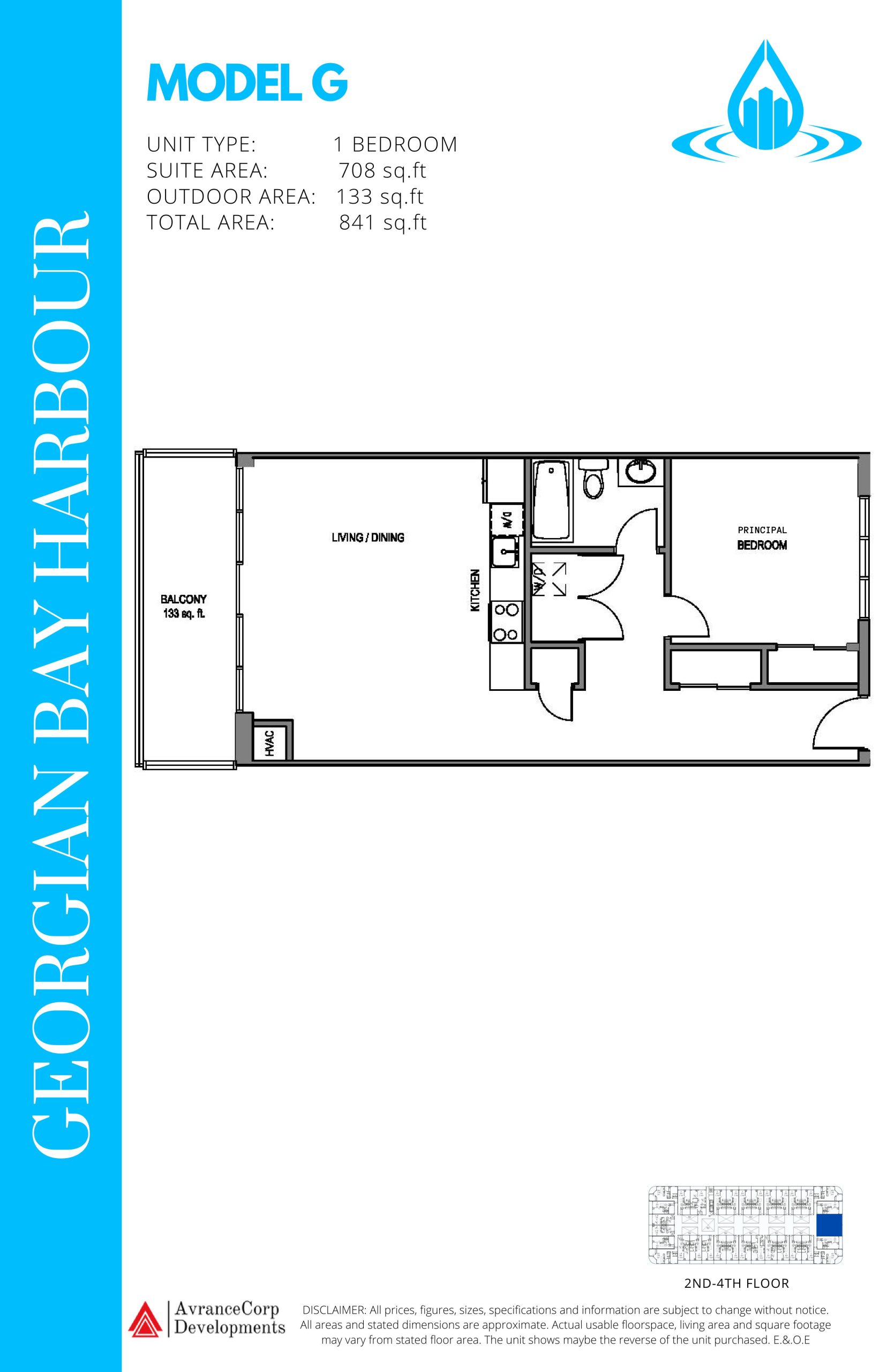 Model G floor plan