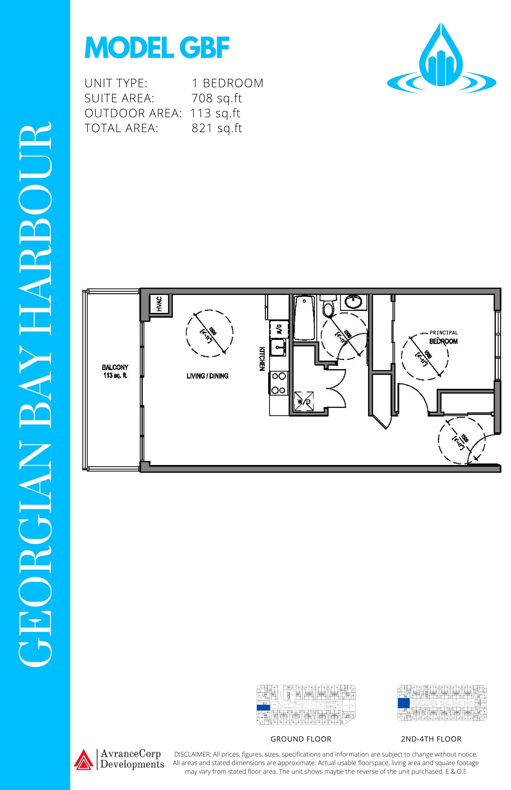 Model GBF floor plan