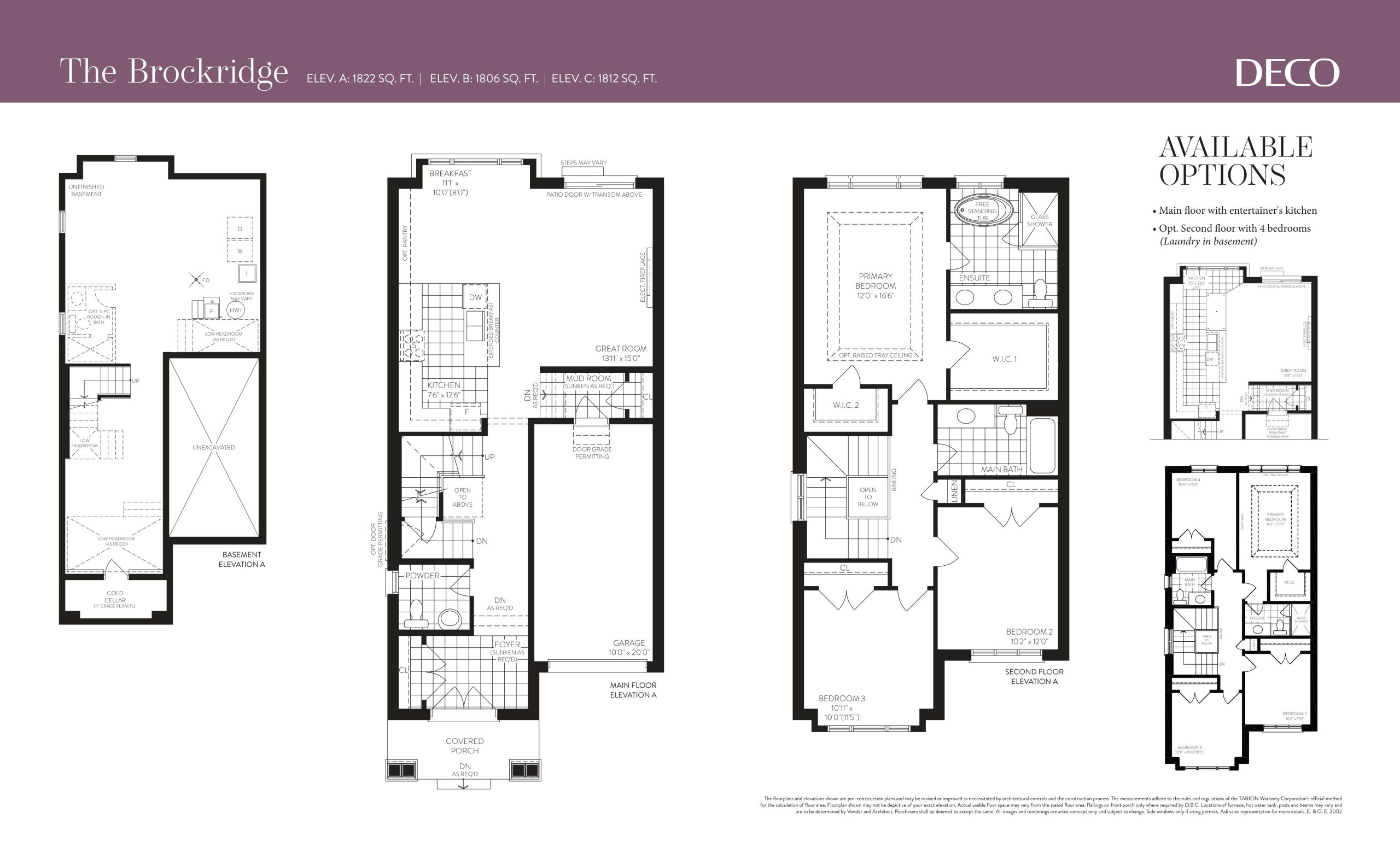 The Brockridge floor plan