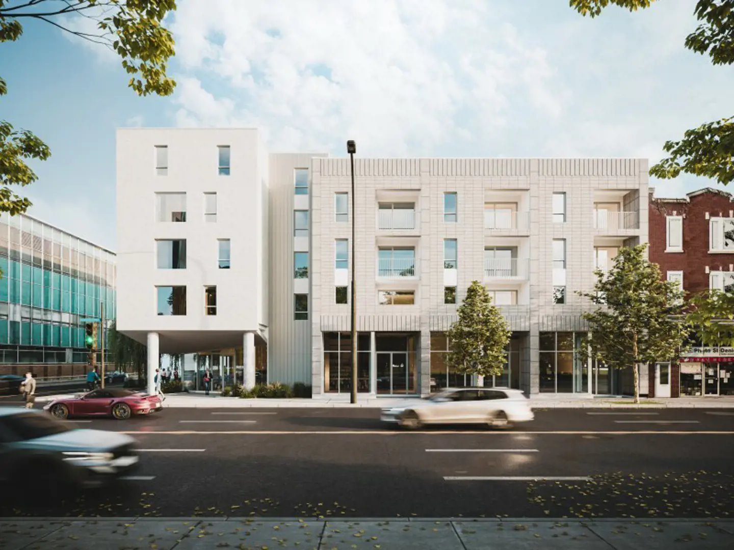 Le 367 des Pins in Montréal — rendering 3