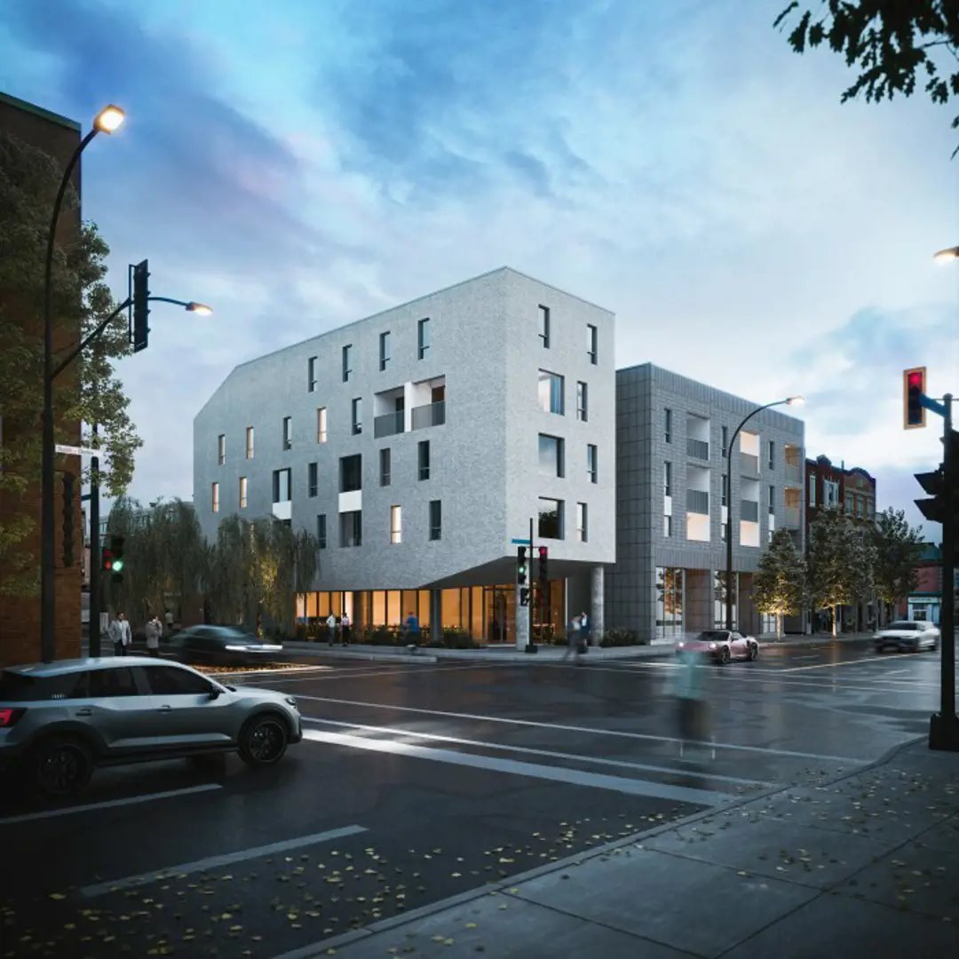 Le 367 des Pins in Montréal — rendering 4