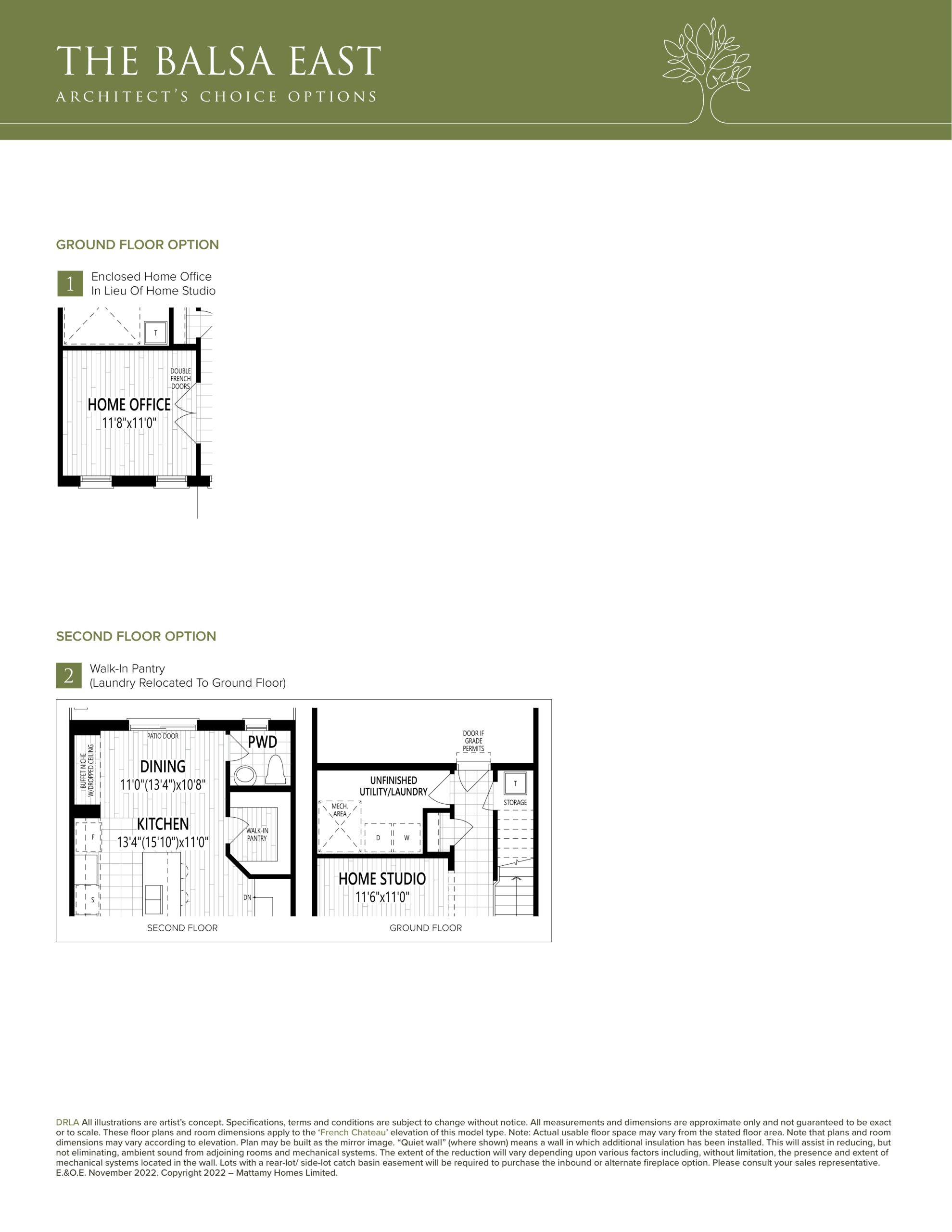 The Balsa East (Options) floor plan