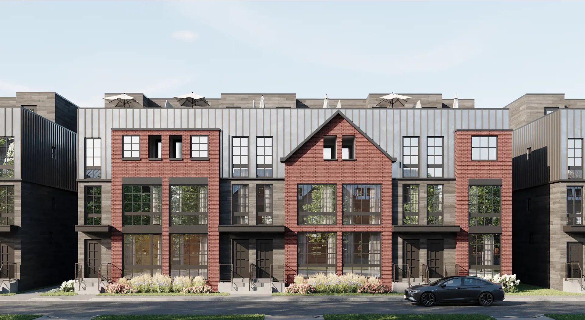 Rosepark Towns in Vaughan — rendering 3